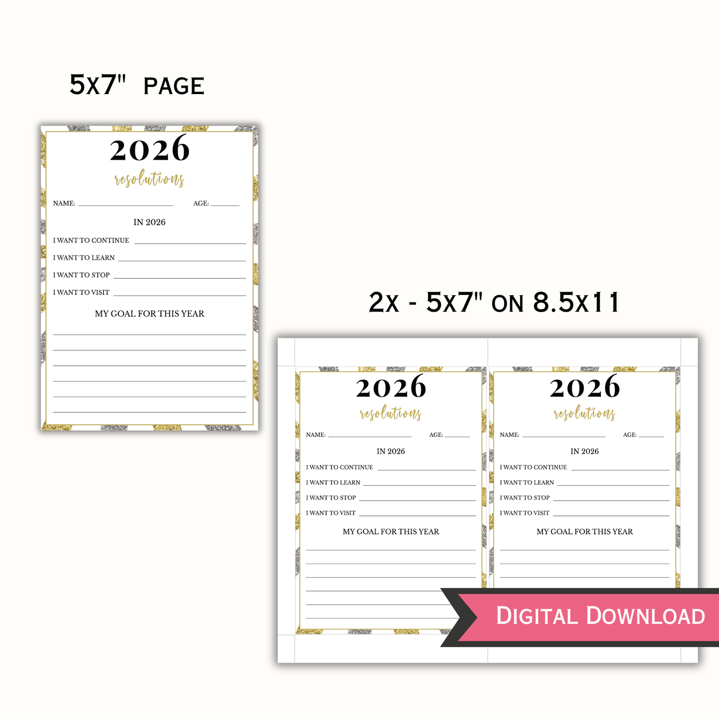 2026 New Year Resolution Game