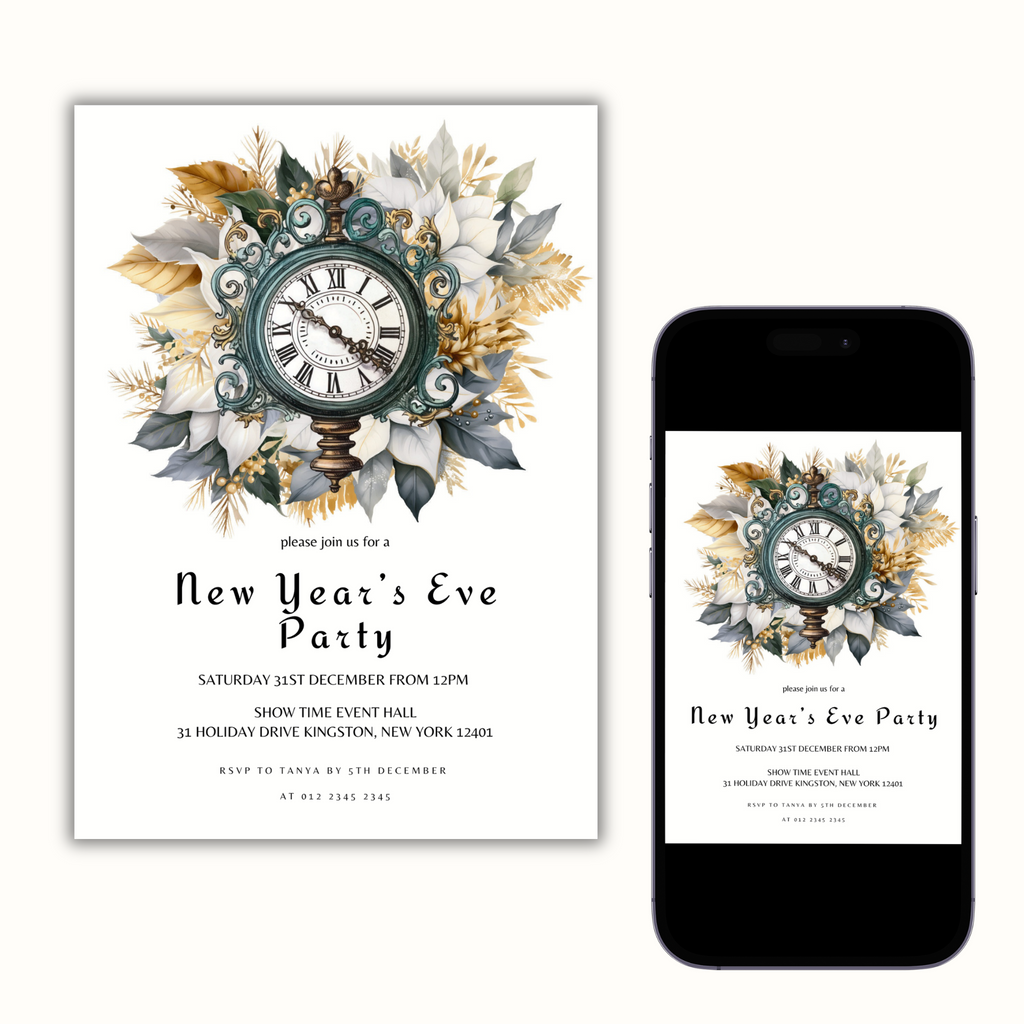 New Years Eve Invitation Template
