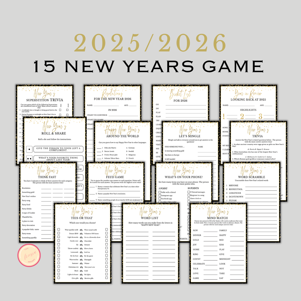 New Year's Party Games