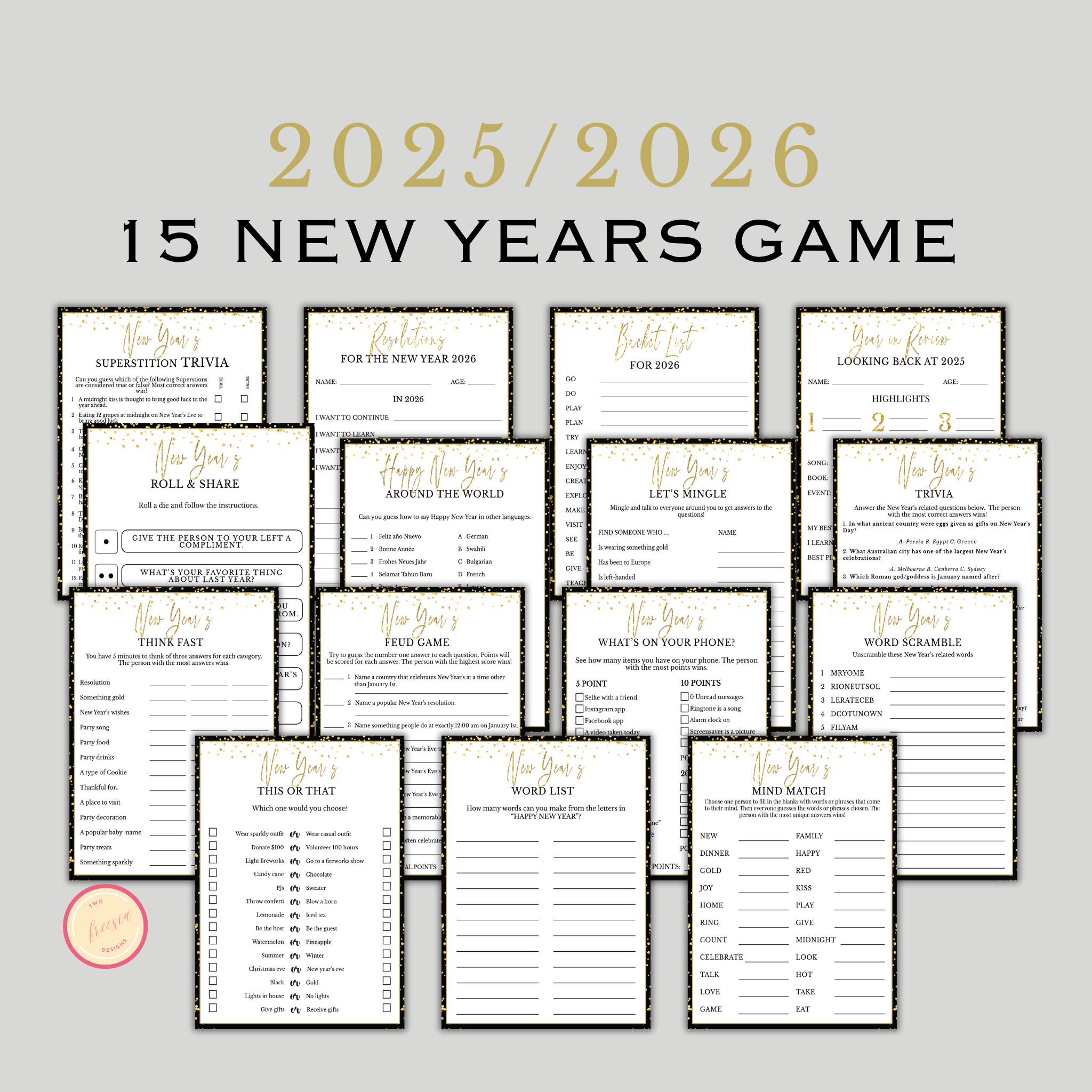 New Year's Party Games