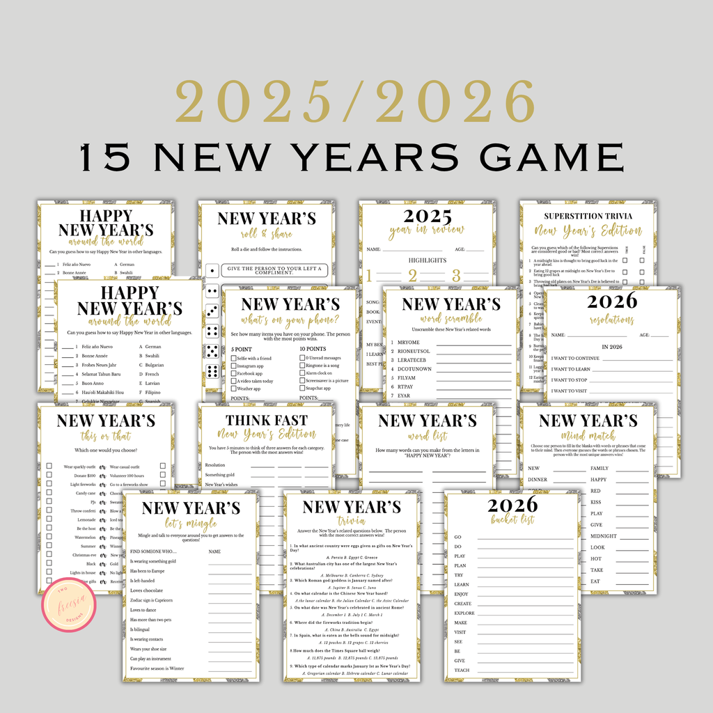 New Year's Party Games 01