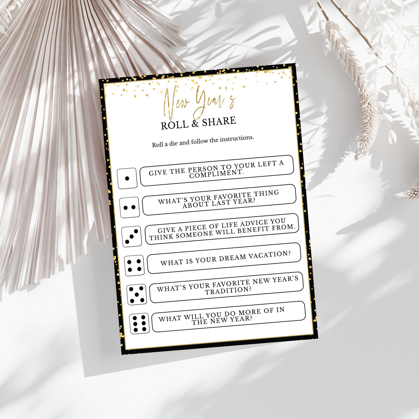New Year's Party Games Printable