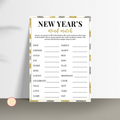 New Year's Mind Match Game