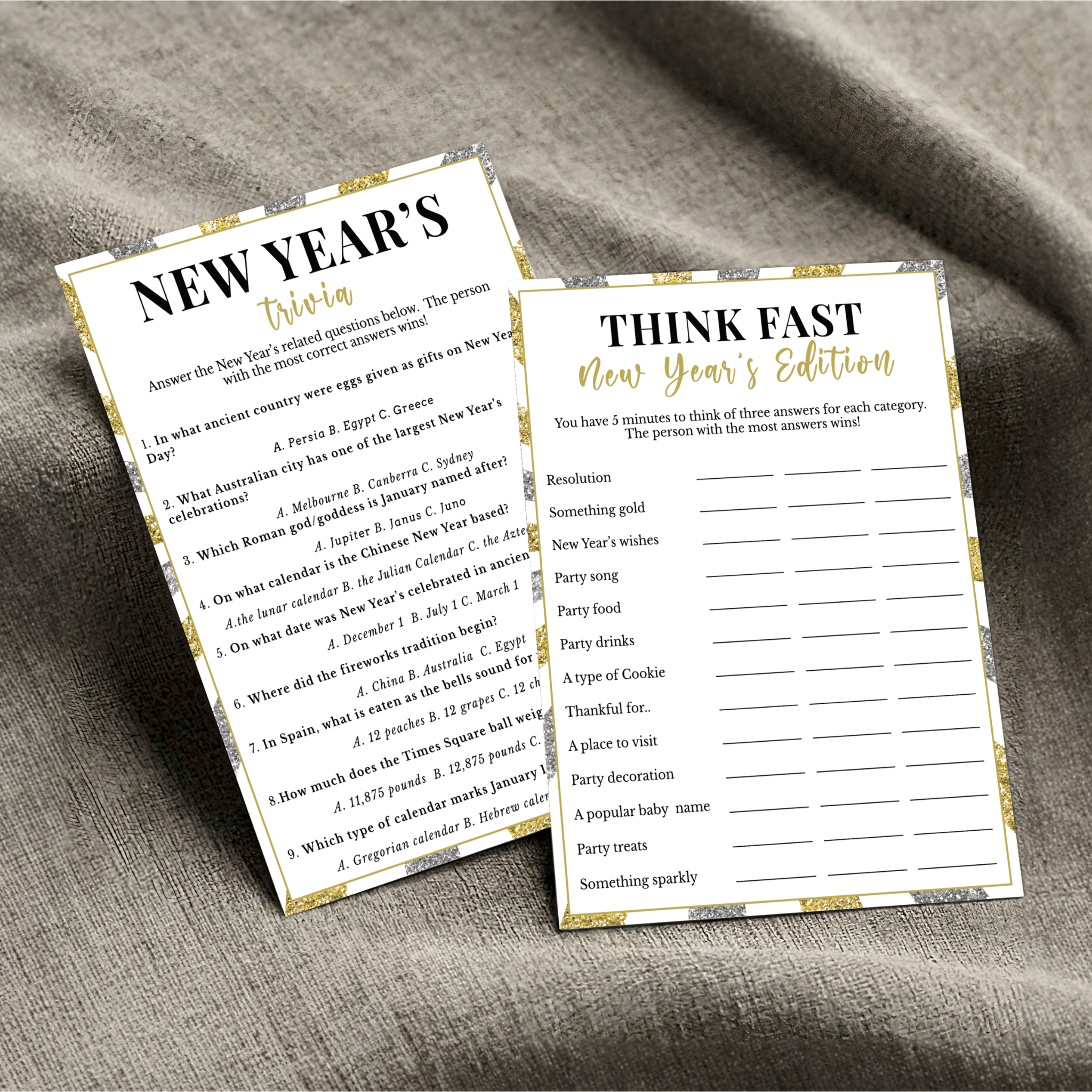 New Year's Party Games 01