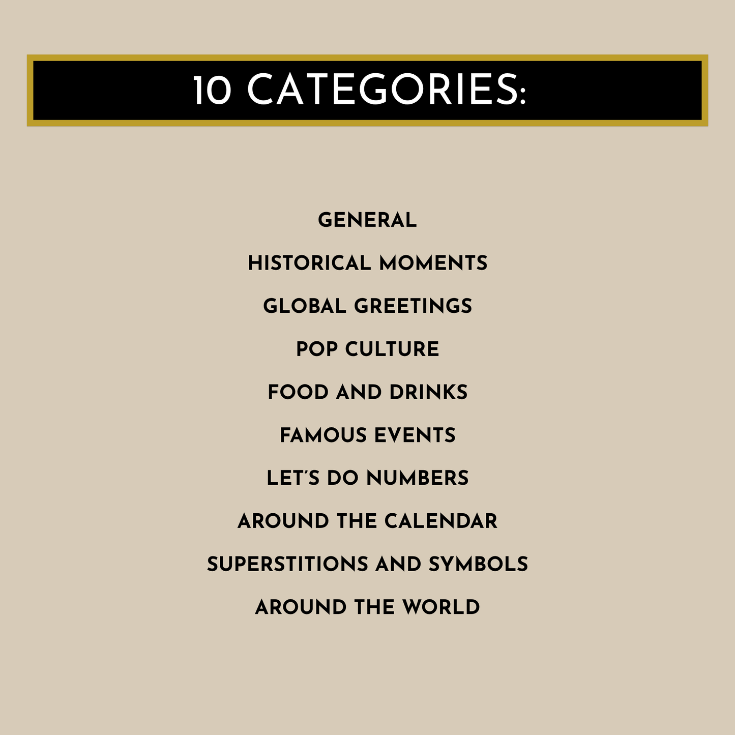 New Year's Trivia Game