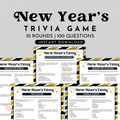 New Year's Trivia Game
