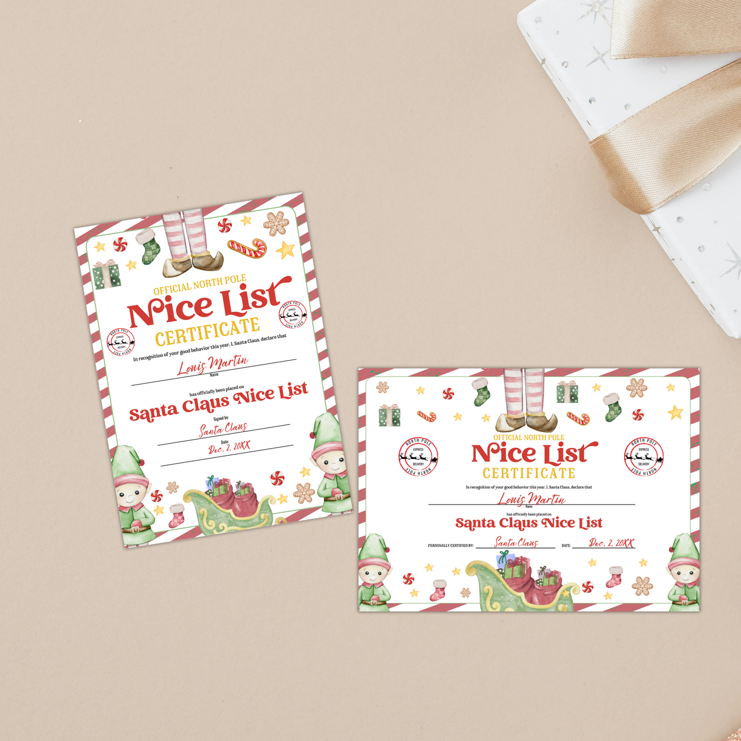 Nice List Certificate