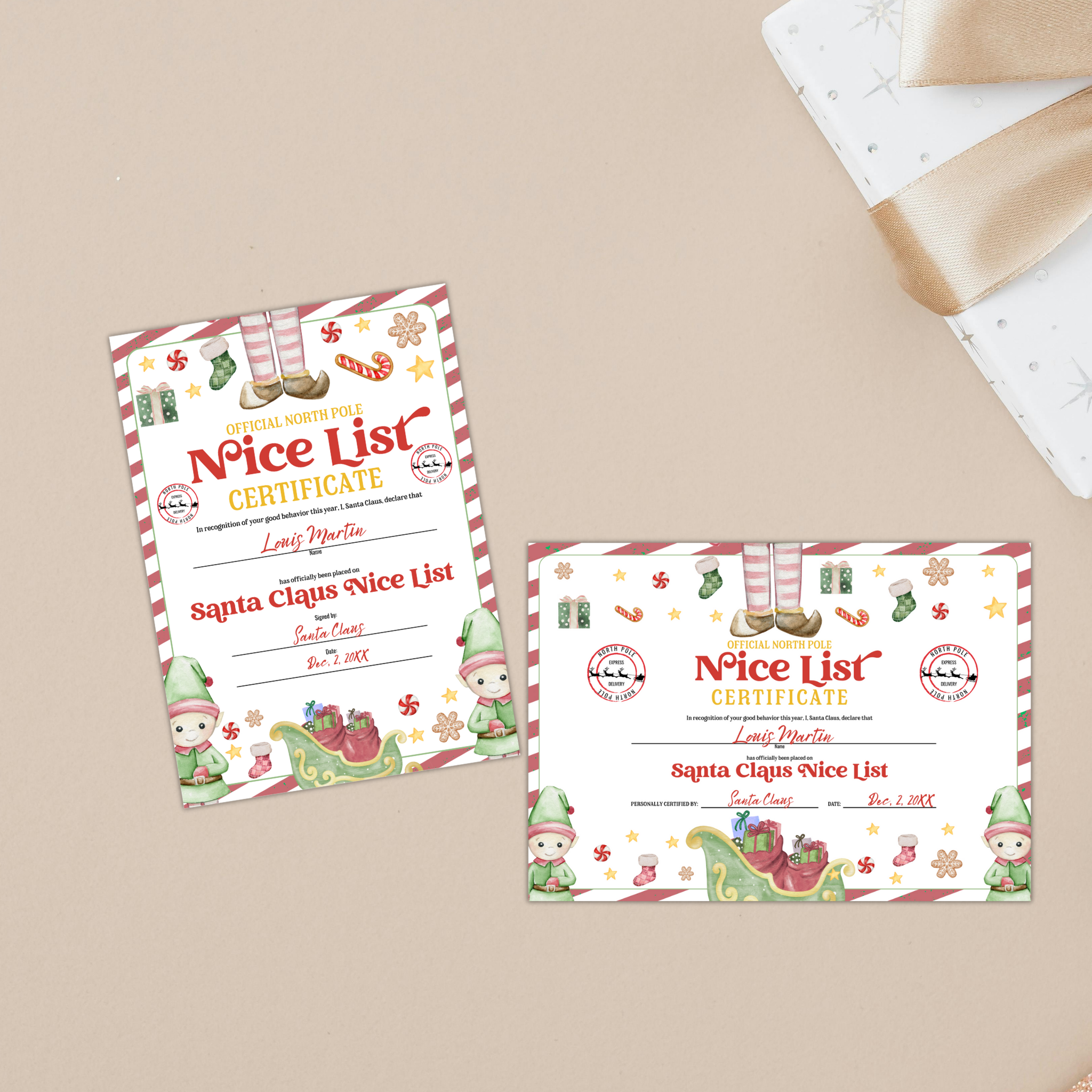 Nice List Certificate