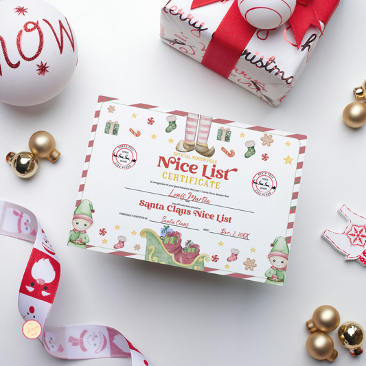 Nice List Certificate