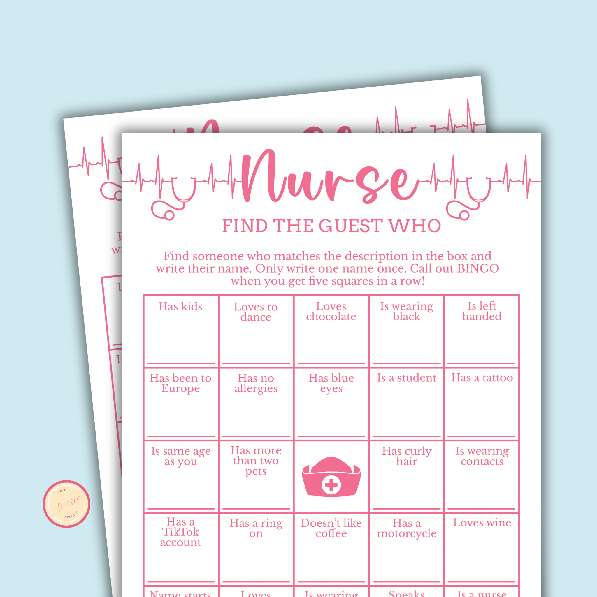 Nurse Find the Guest Game