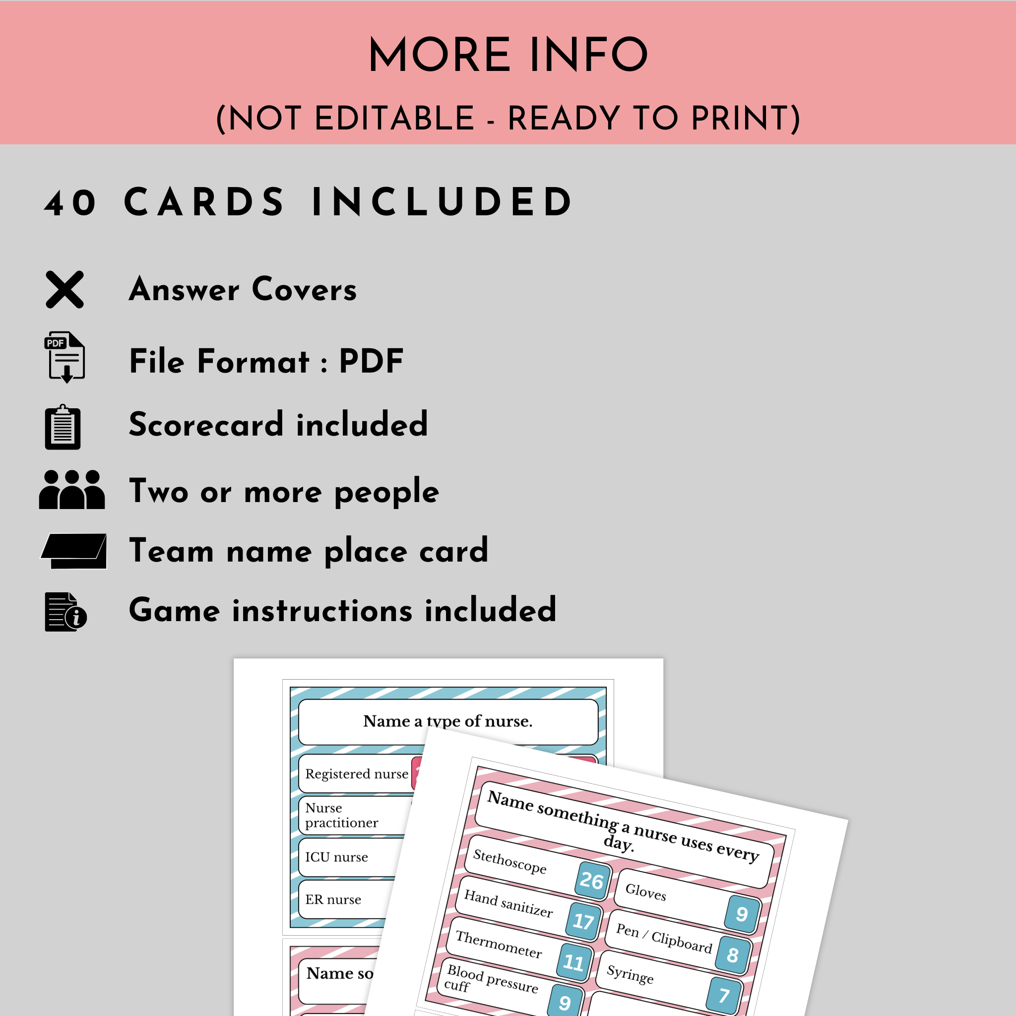 Nurse Friendly Squabble Game