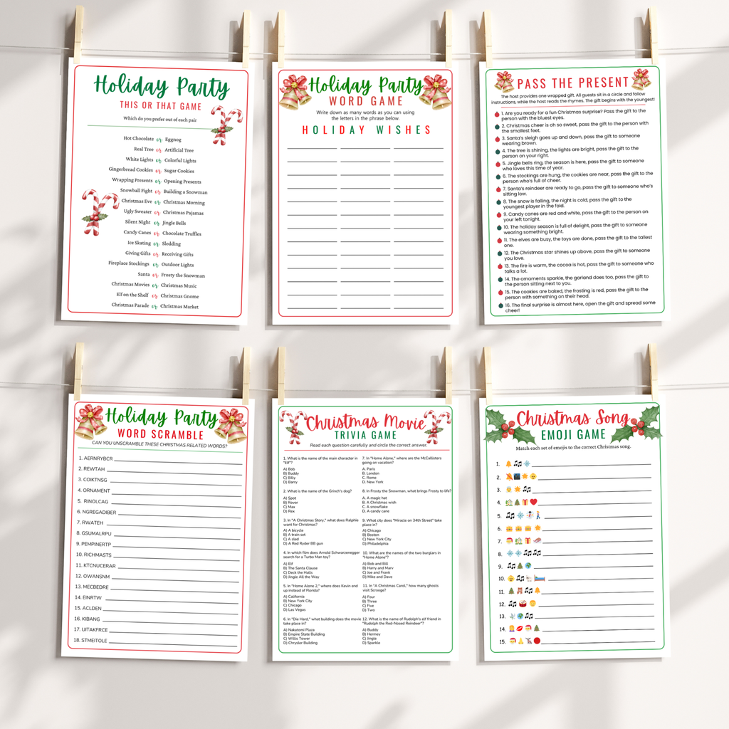 Holiday Office Party Games