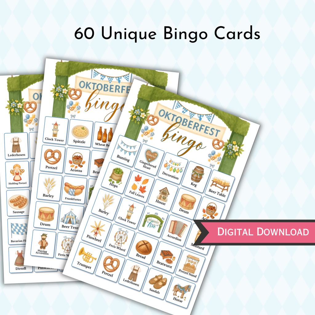 Oktoberfest Bingo Game