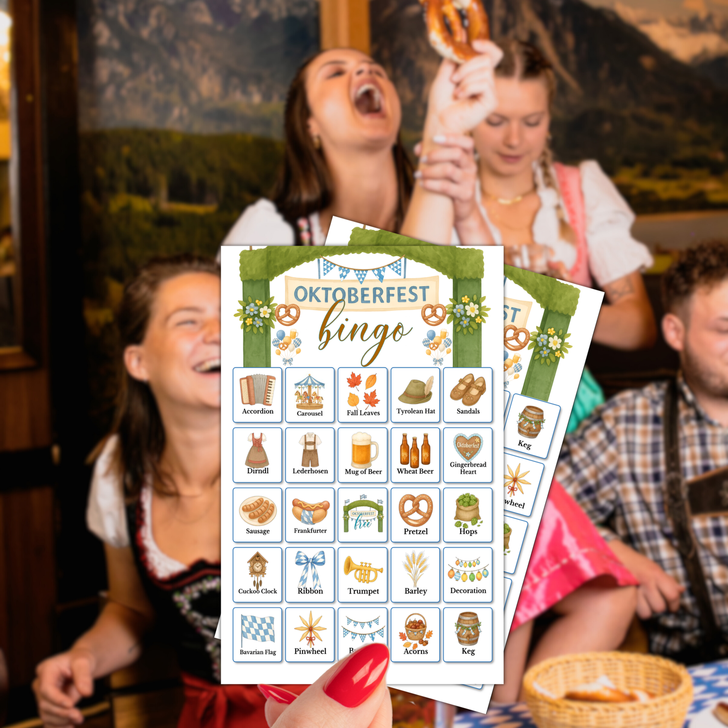 Oktoberfest Bingo Game