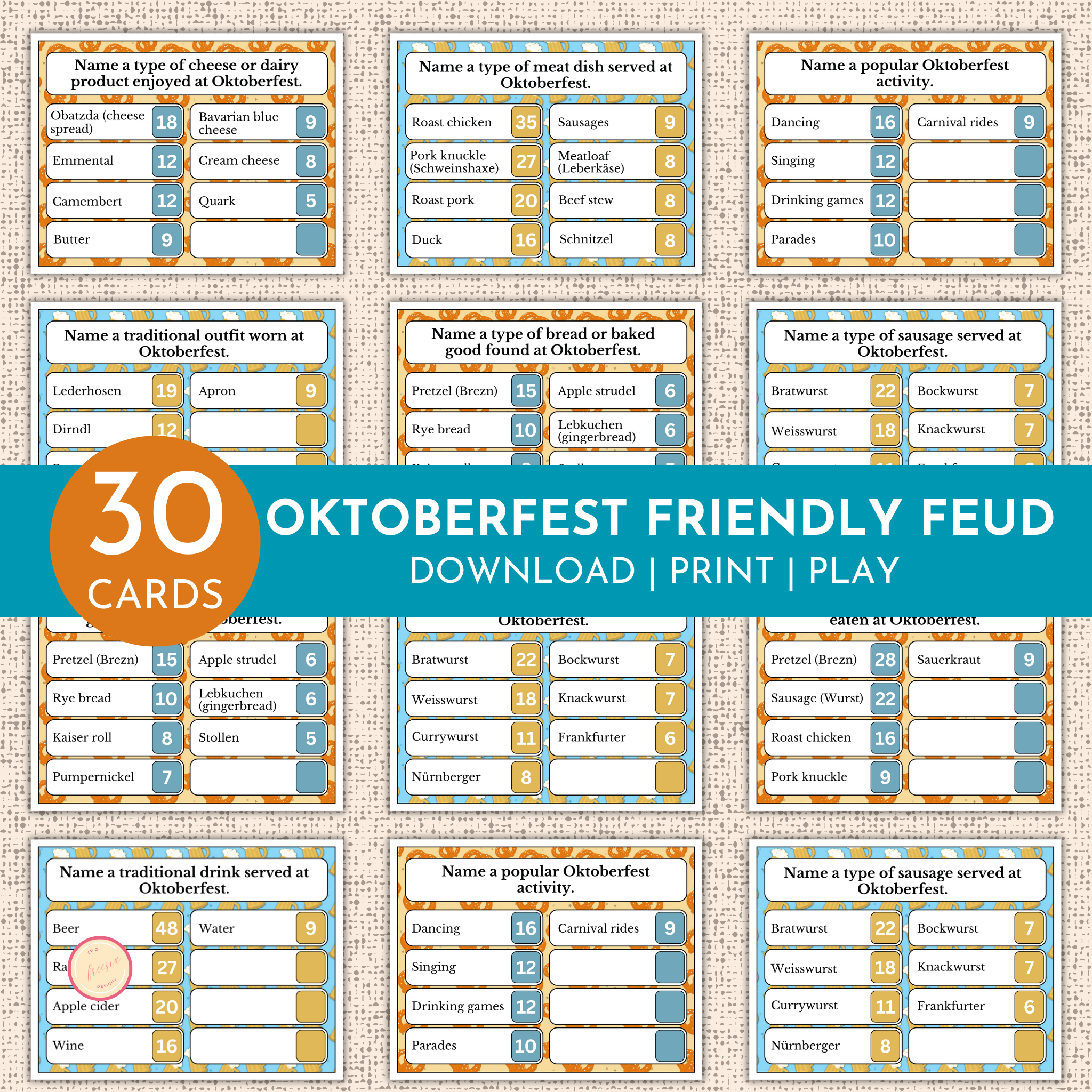 Oktoberfest Friendly Feud