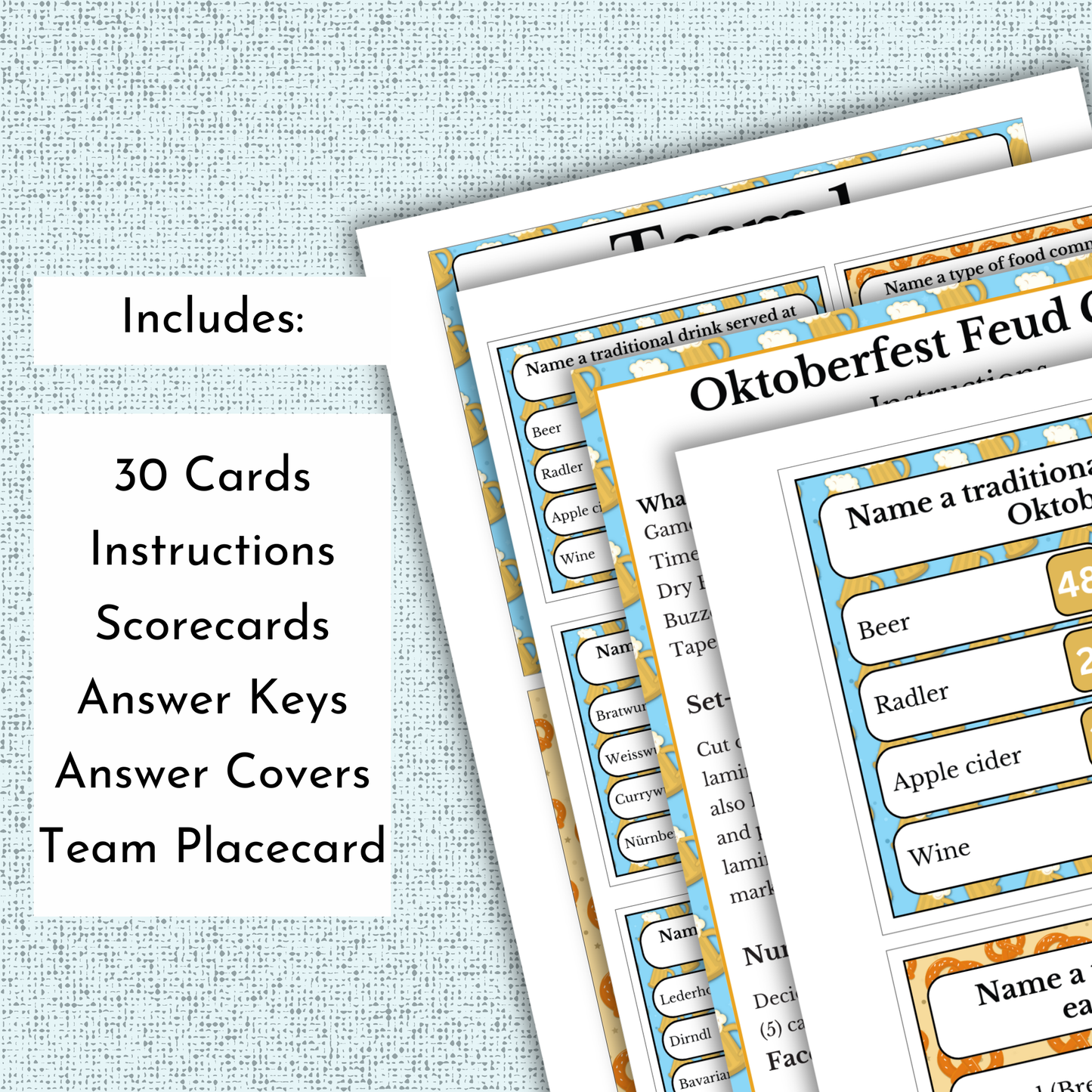 Oktoberfest Friendly Feud