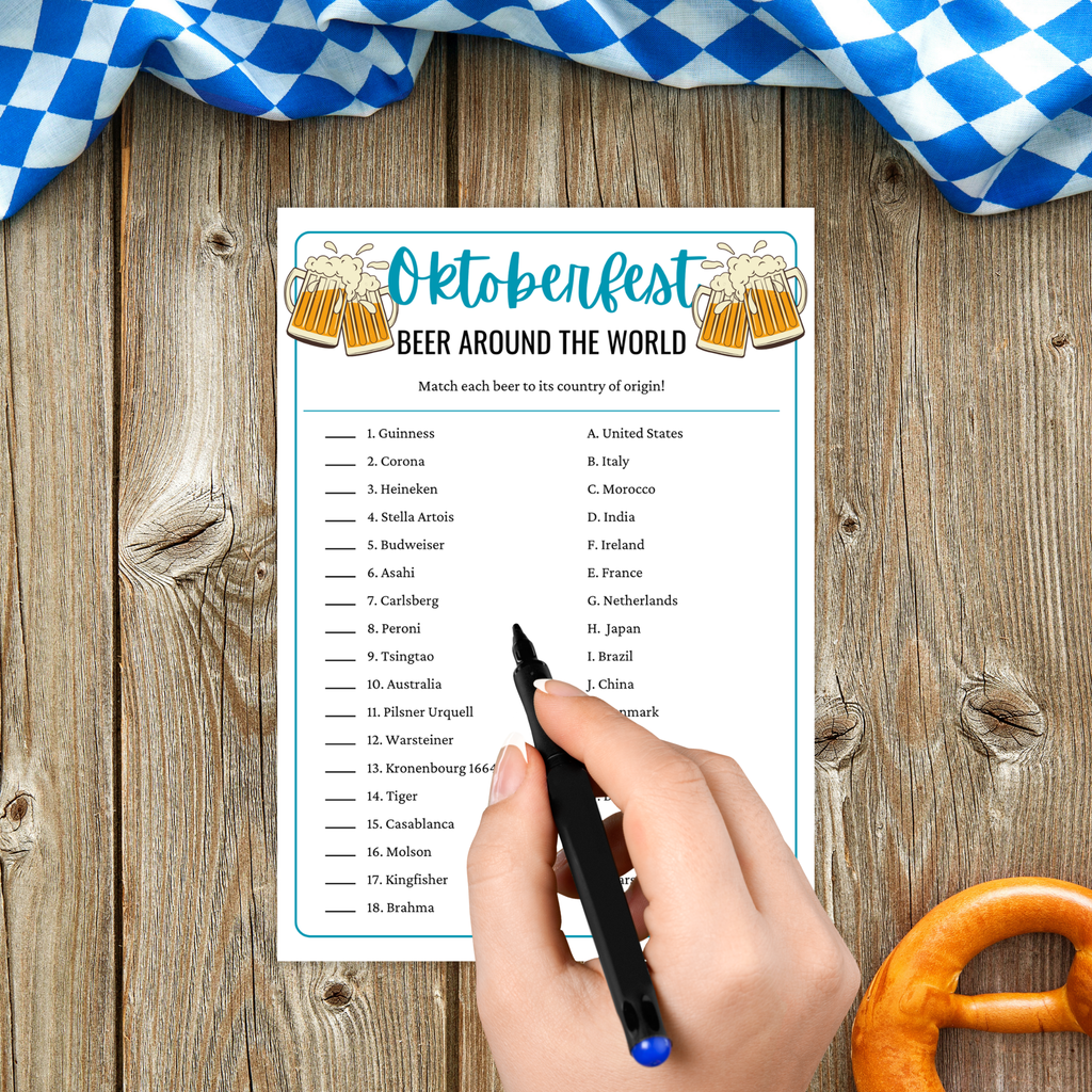 Oktoberfest Party Game Bundle