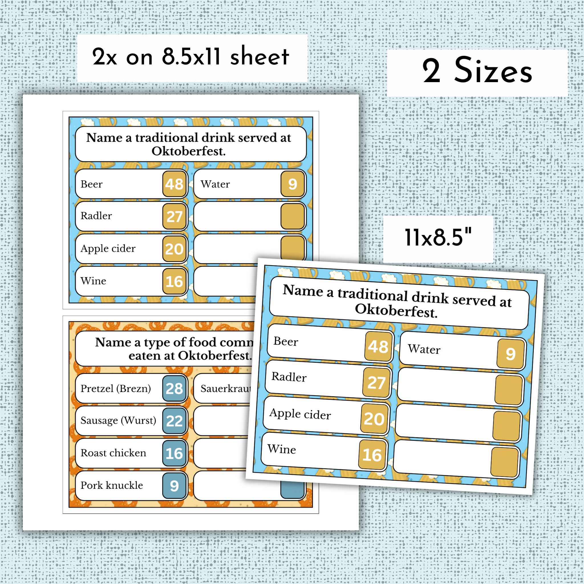 Oktoberfest Friendly Feud