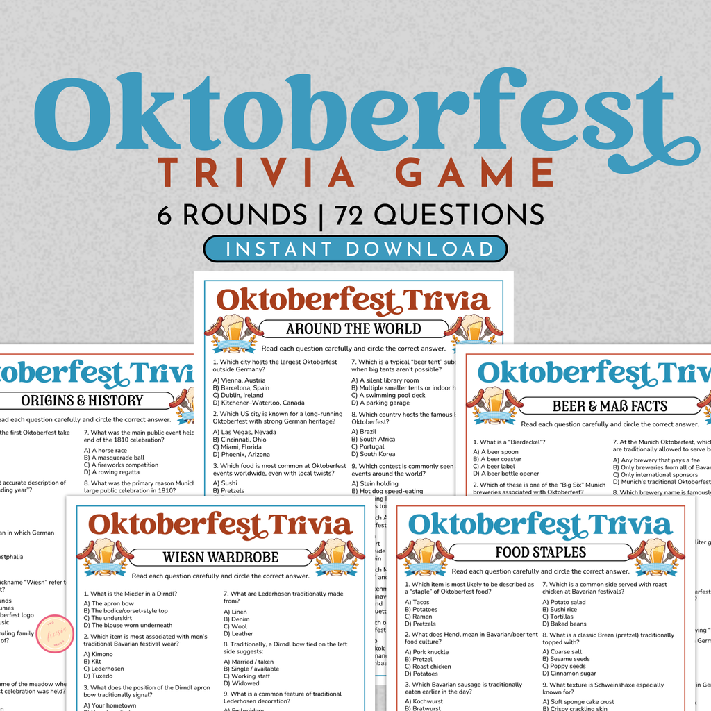 Oktoberfest Trivia Bundle