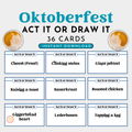 Oktoberfest Act It Or Draw It Game