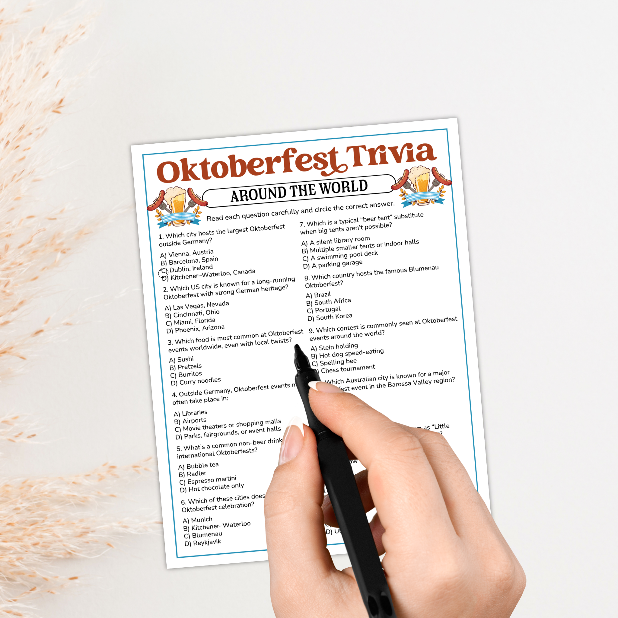 Oktoberfest Trivia Bundle