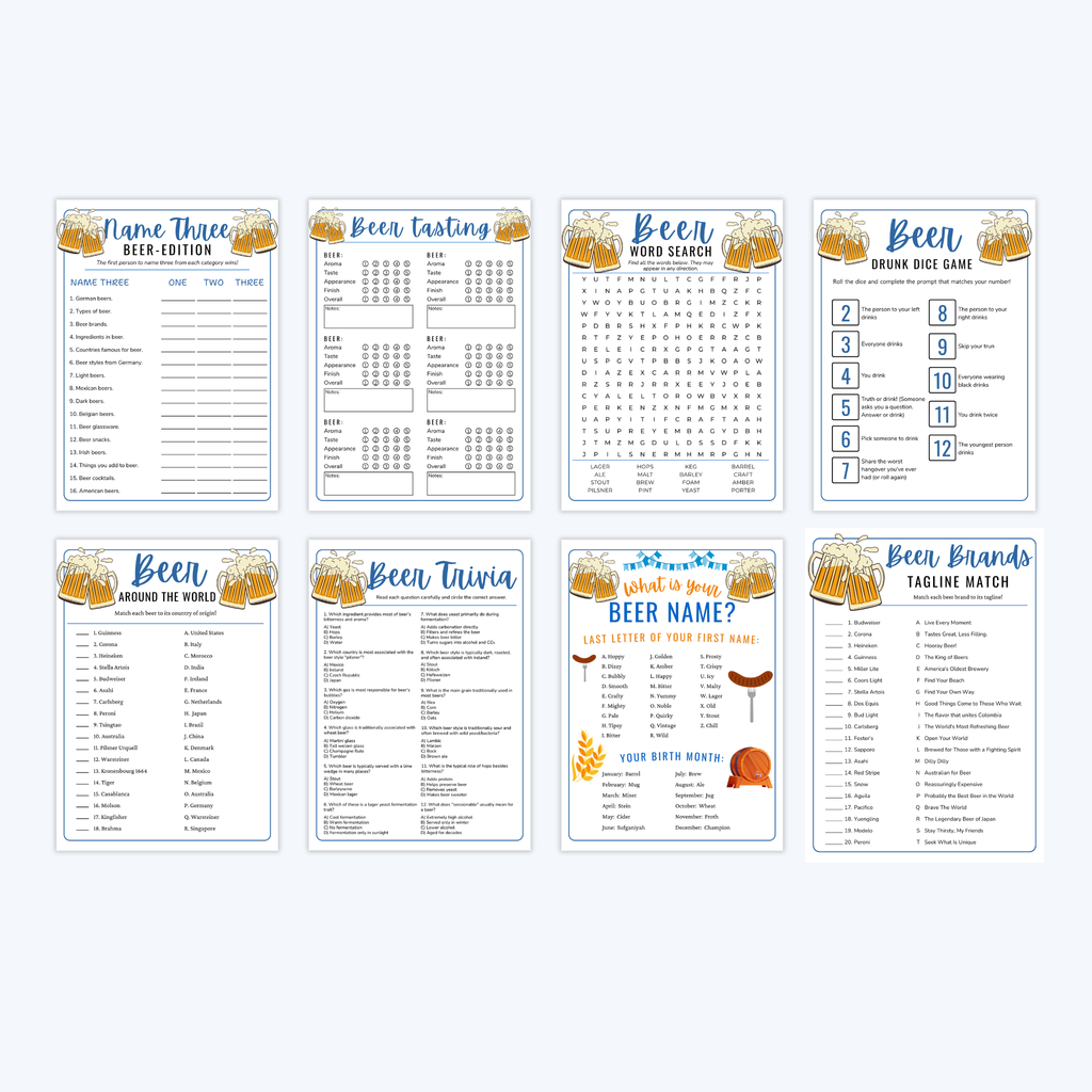 Beer Party Games