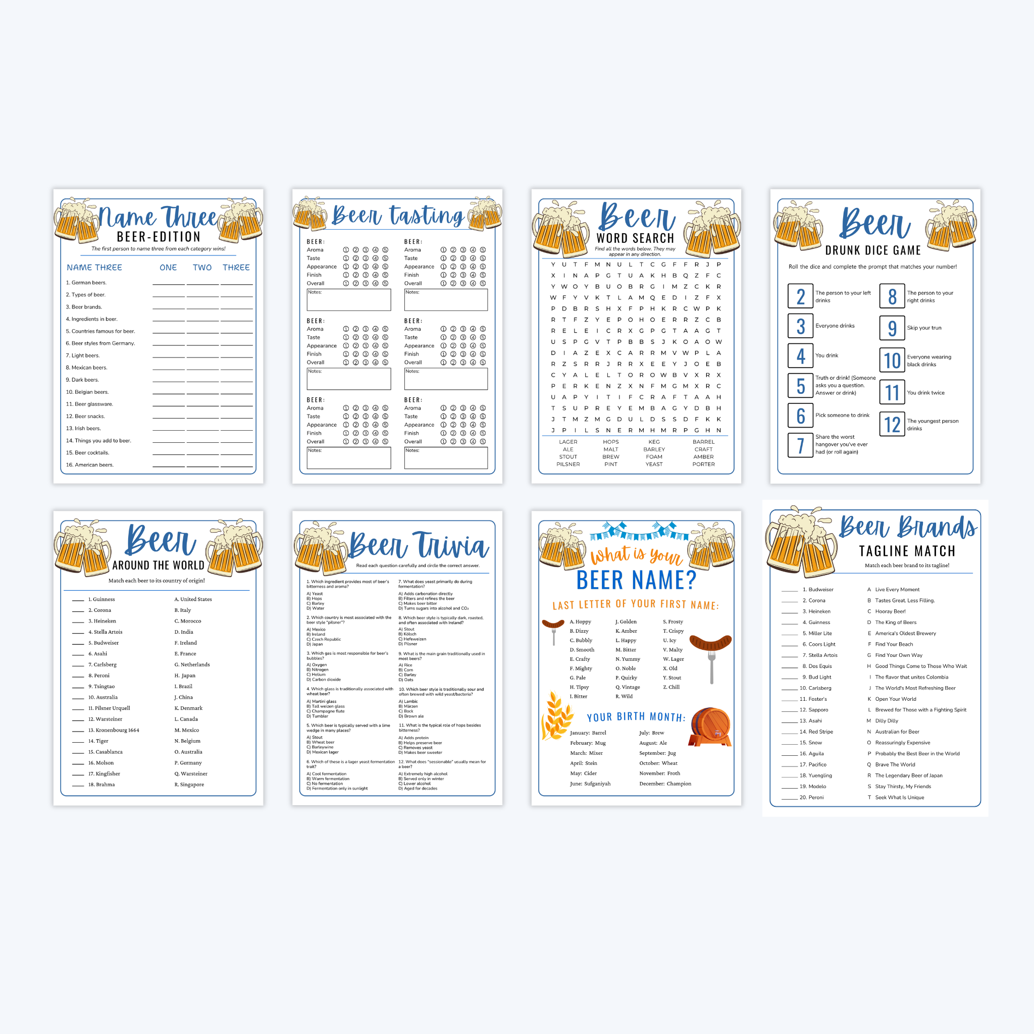 Beer Party Games