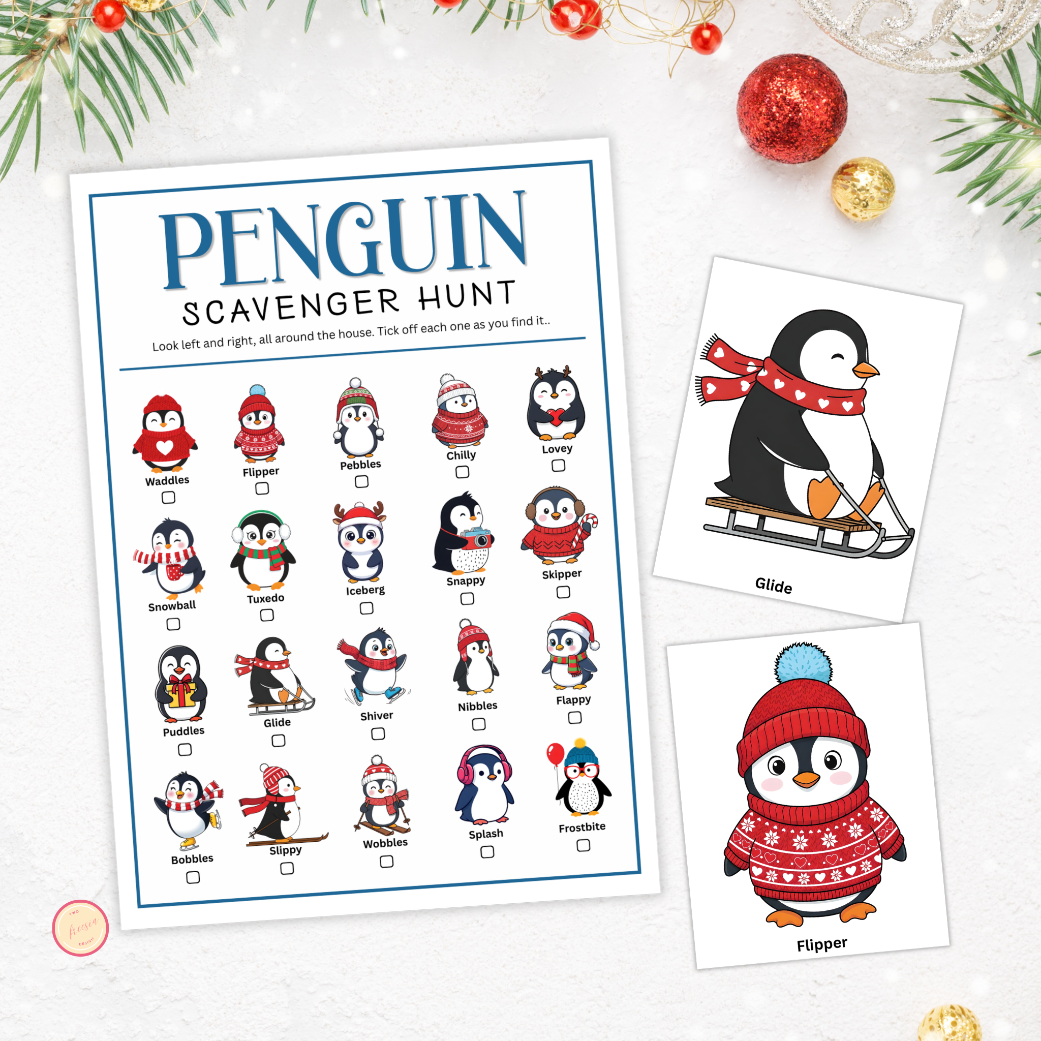 Penguin Scavenger Hunt