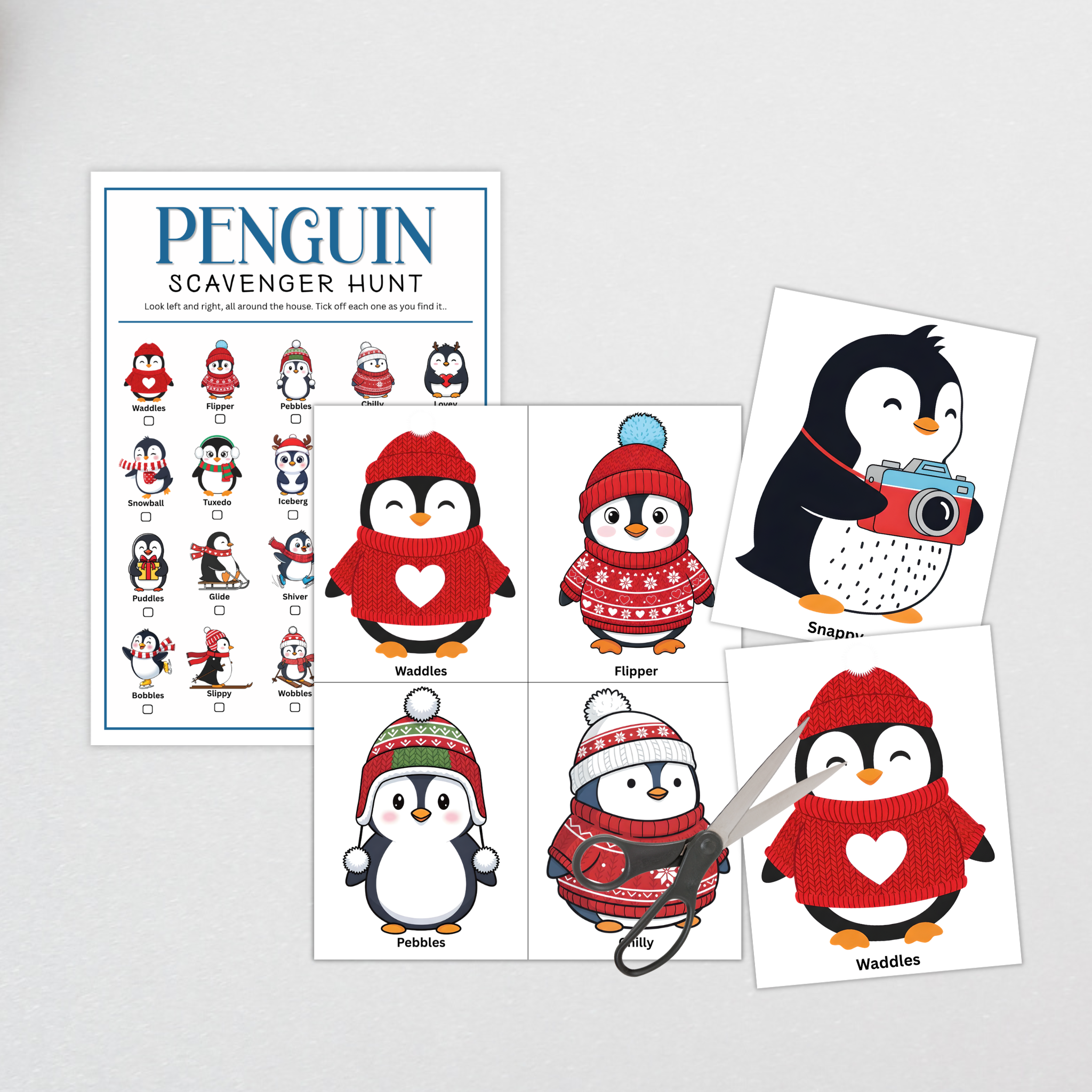 Penguin Scavenger Hunt