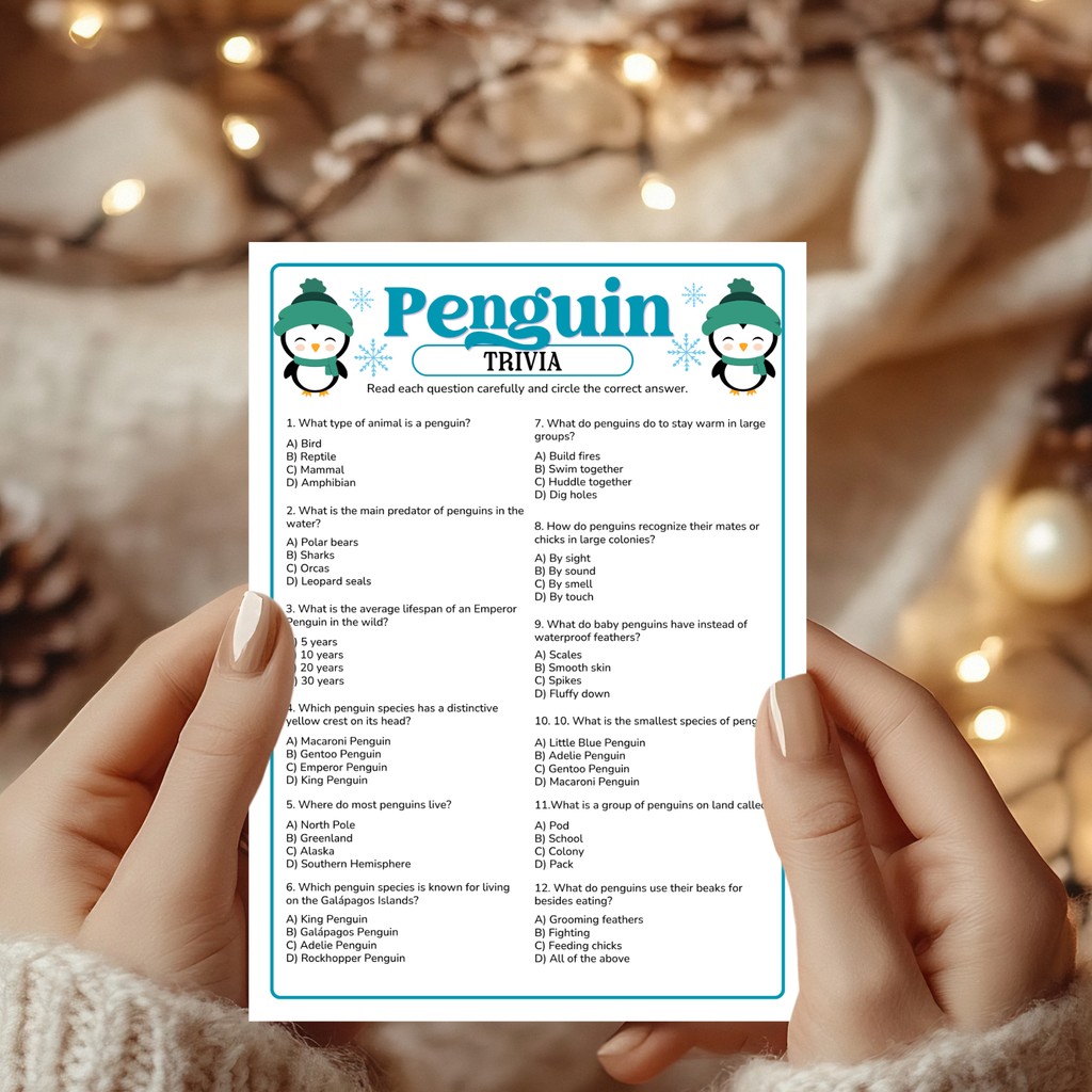 Penguin Trivia Game