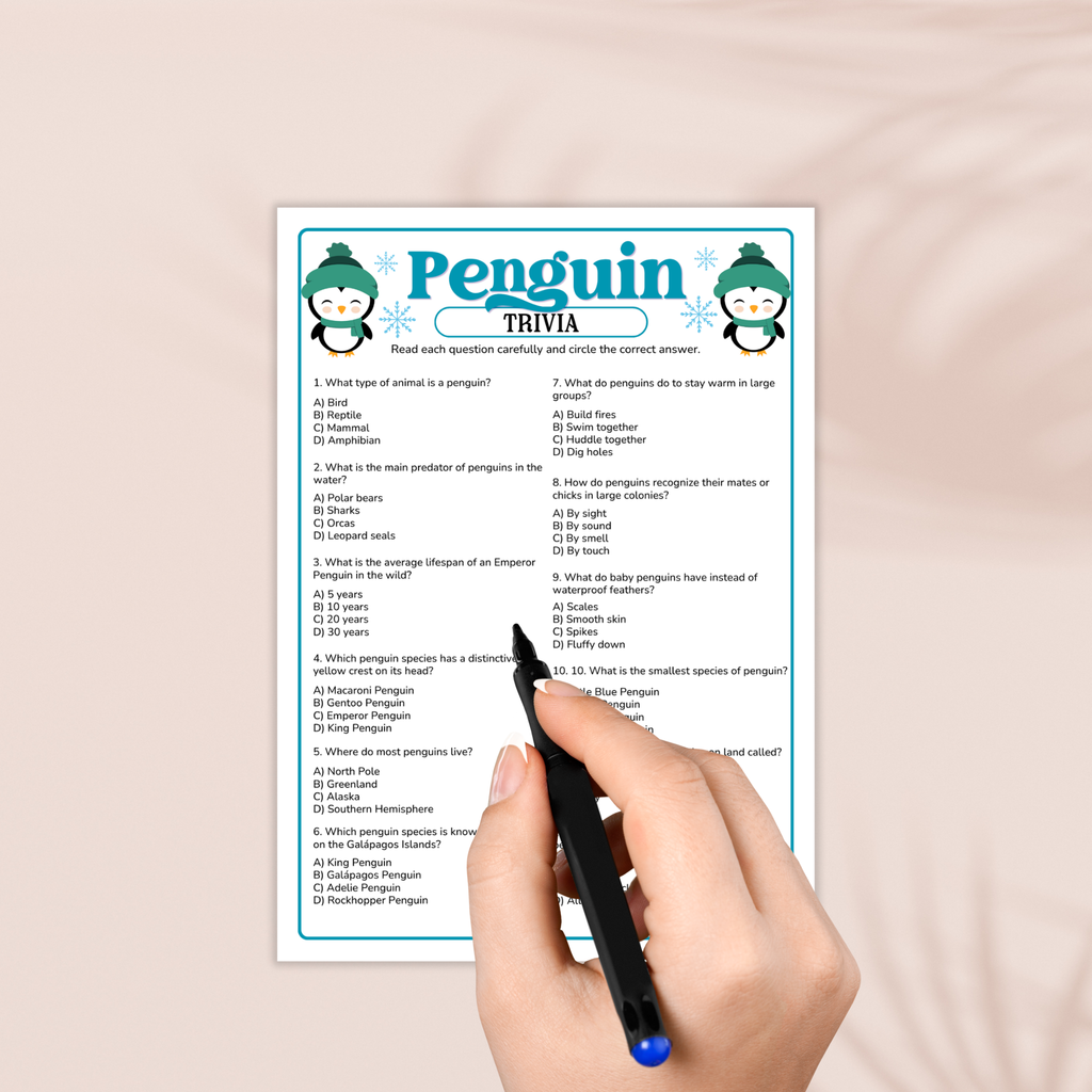 Penguin Trivia Game