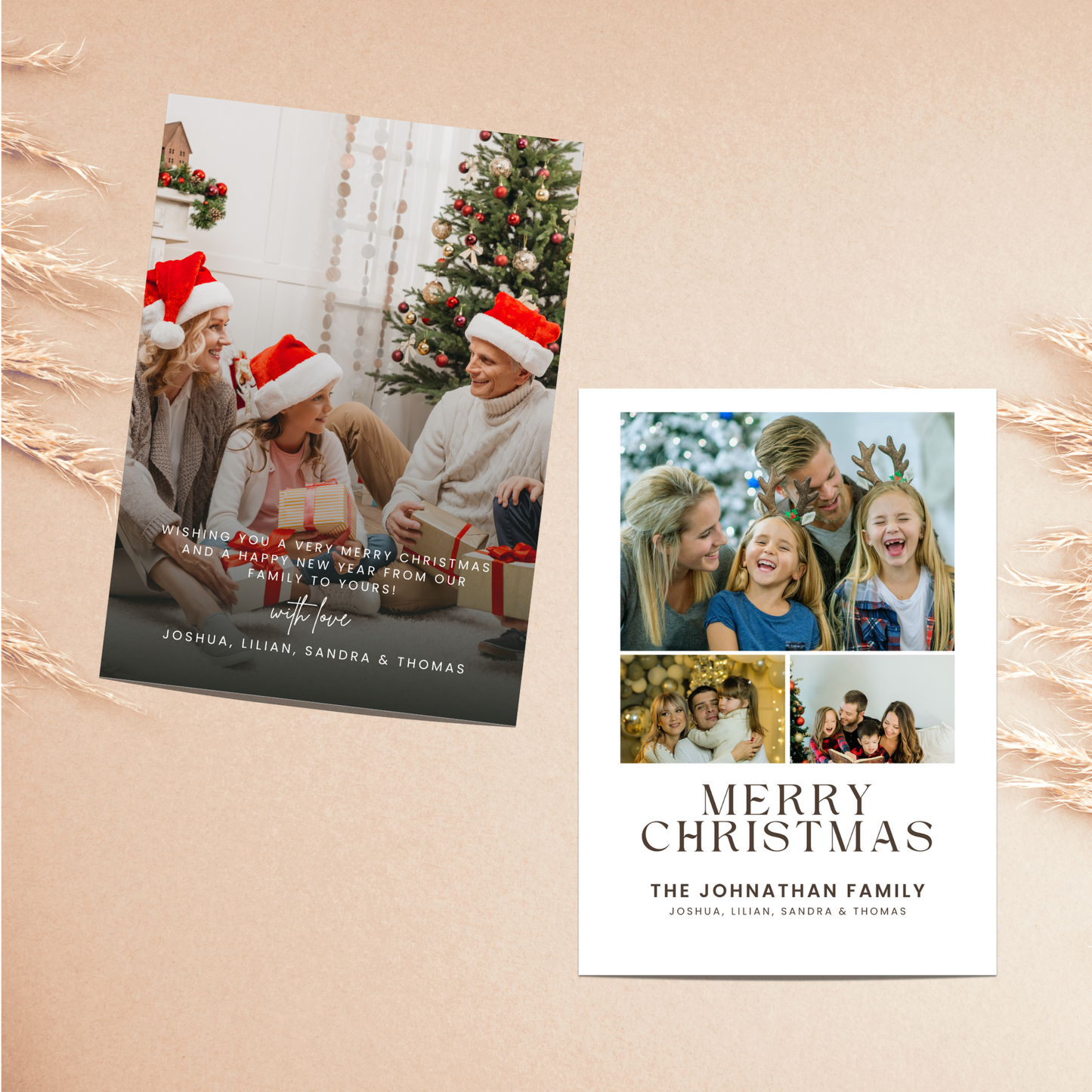 Holiday Photo Card Template