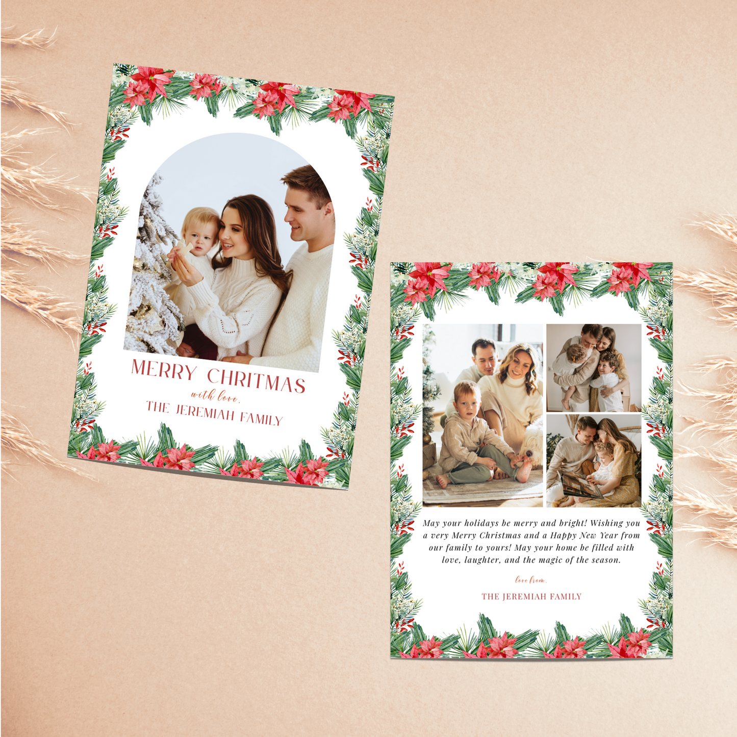 Christmas Photo Card Template