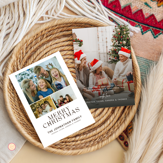 Holiday Photo Card Template