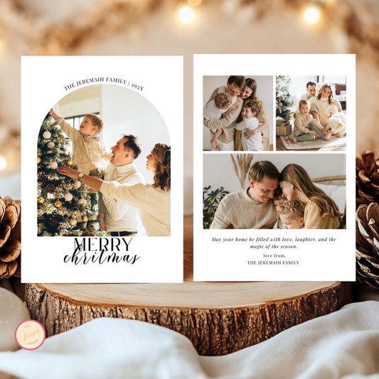 Holiday Photo Card Template