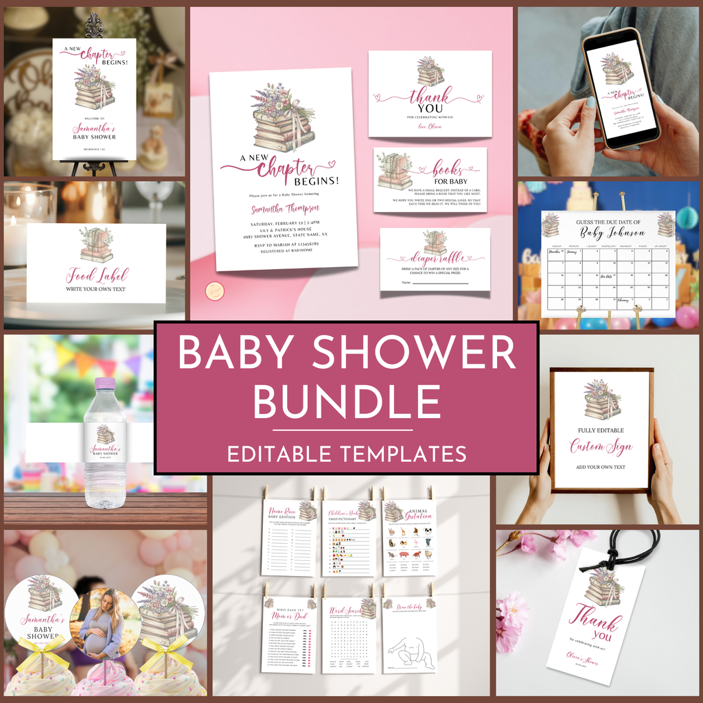 Storybook Baby Shower Bundle