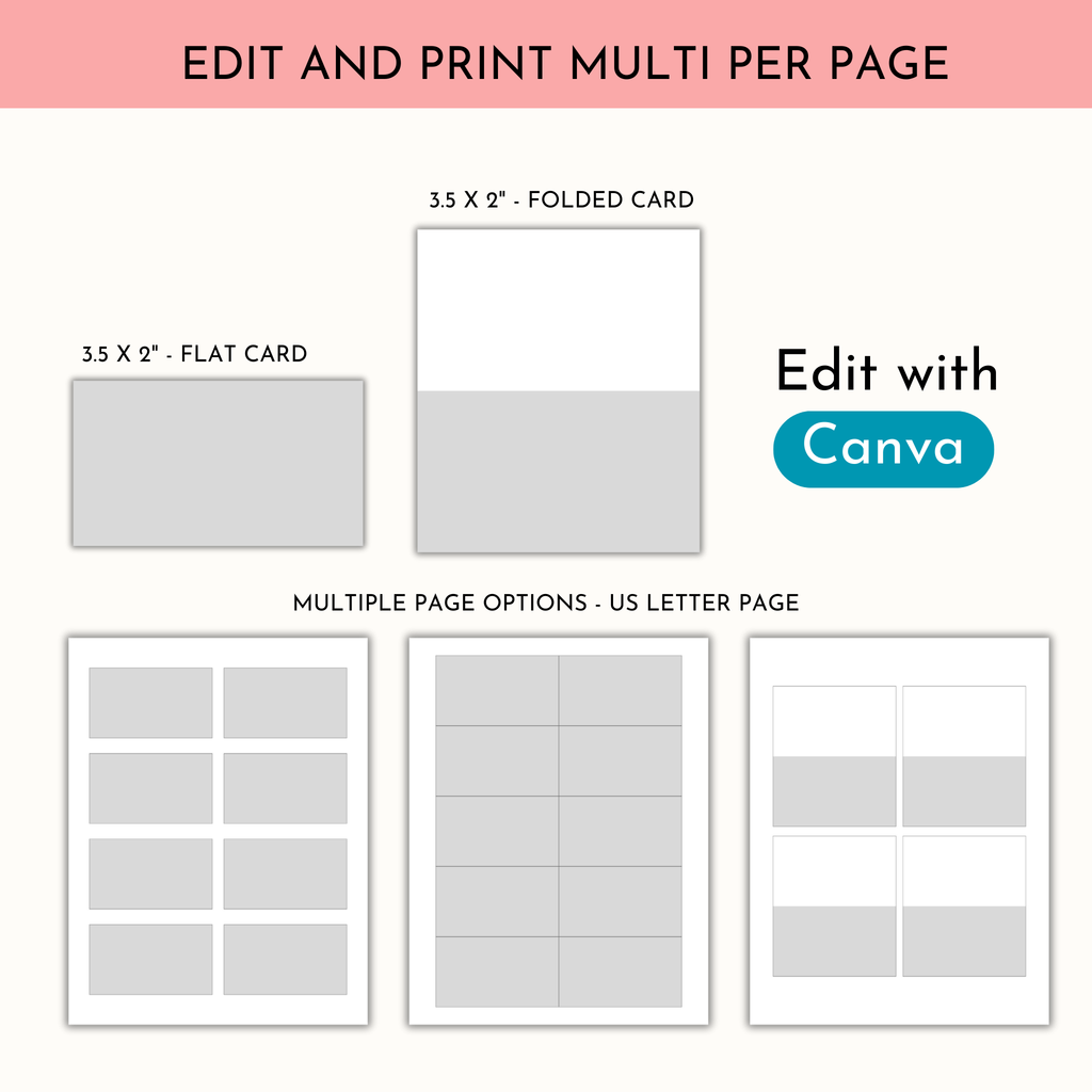 Time for Tea Place Card Template