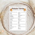 Potato Trivia Game