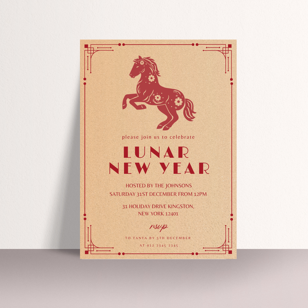 Chinese New Year Invitation