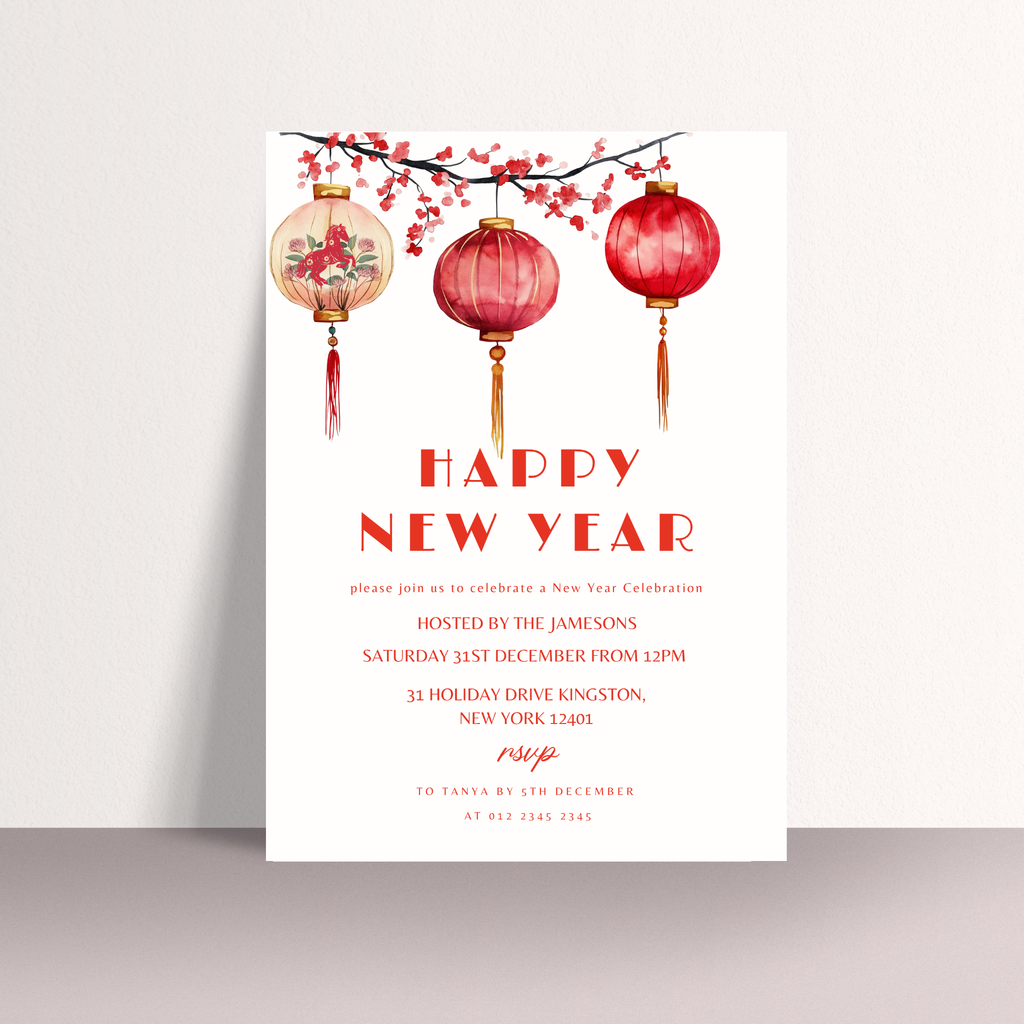 Chinese New Year Invitation
