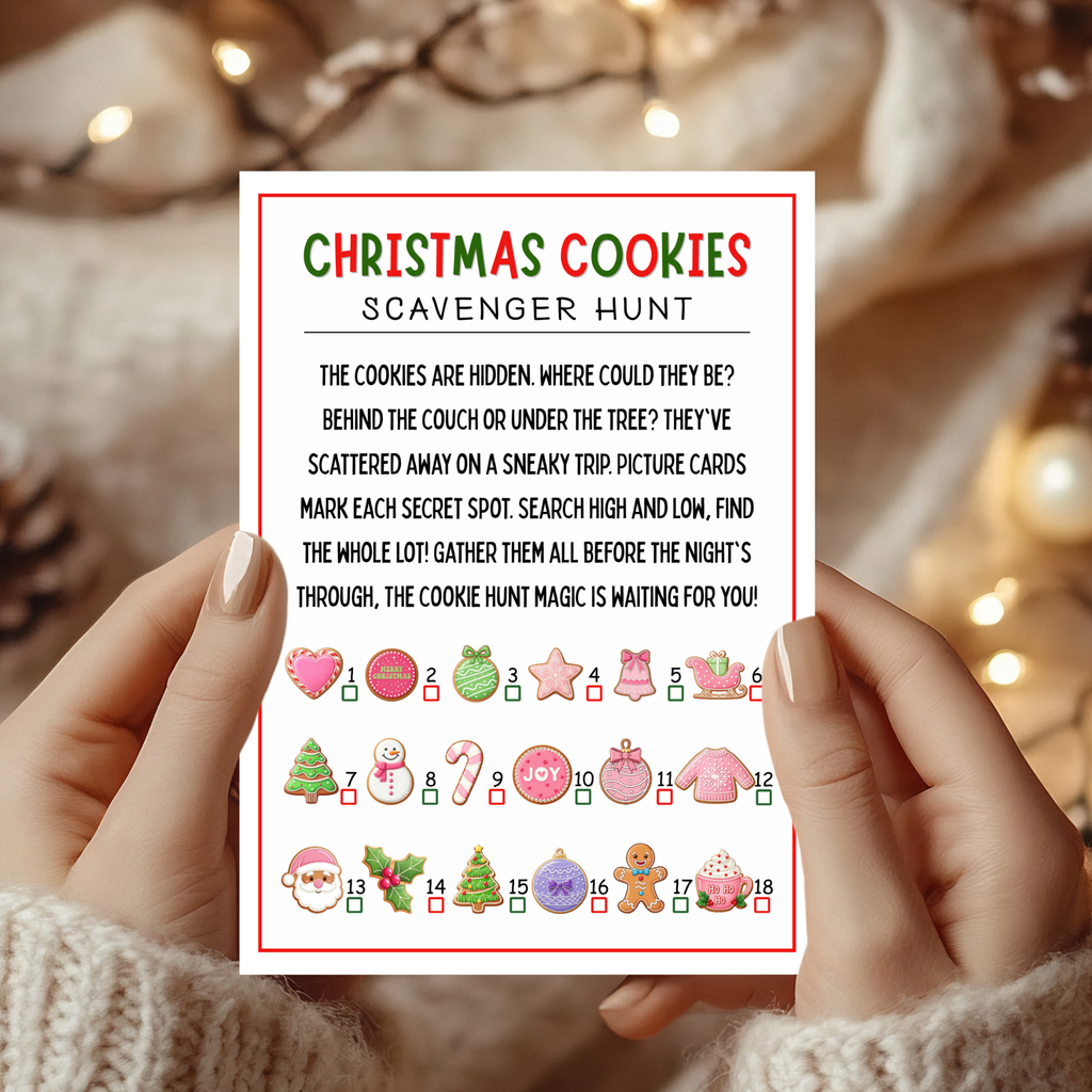 Christmas Cookies Scavenger Hunt