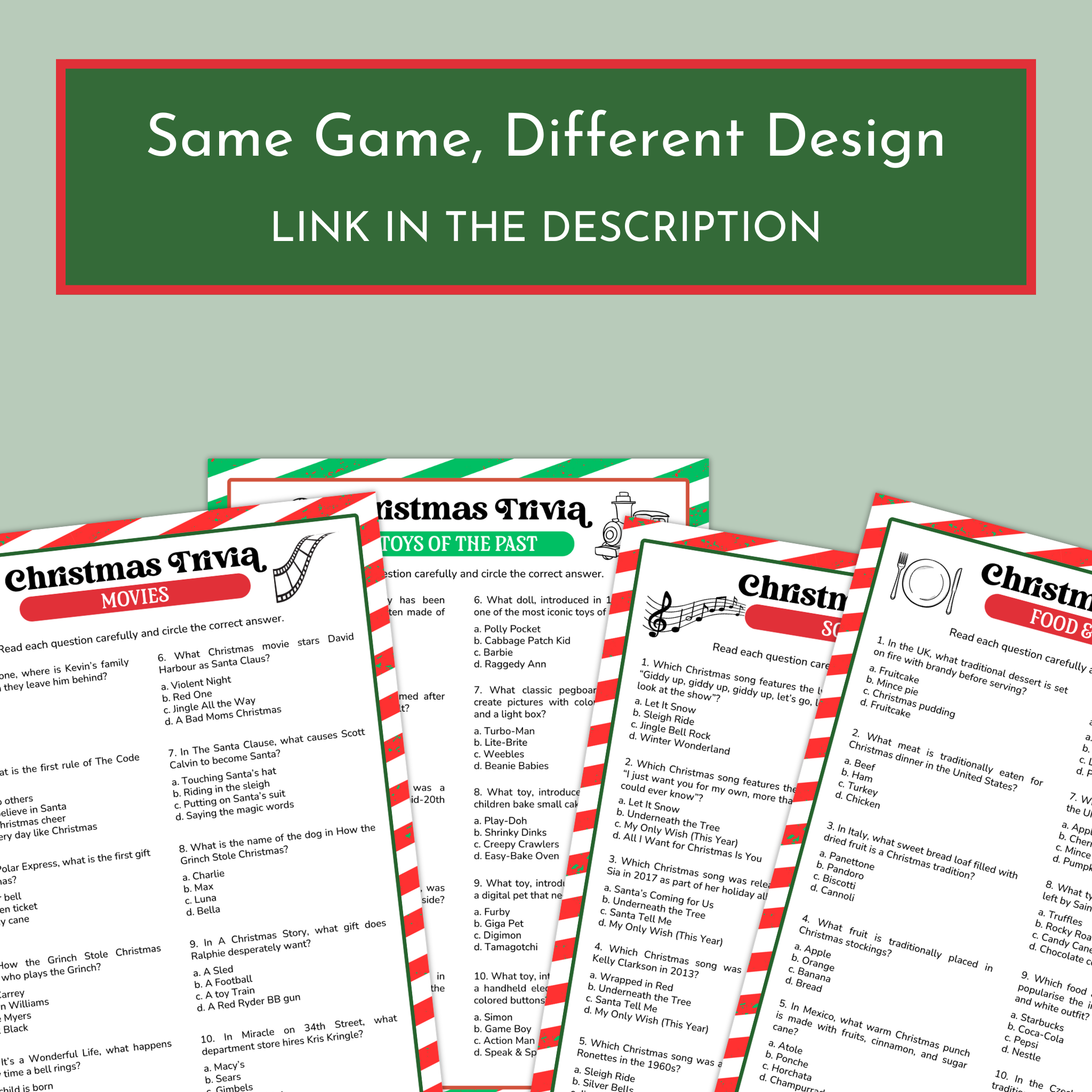 Christmas Trivia Game