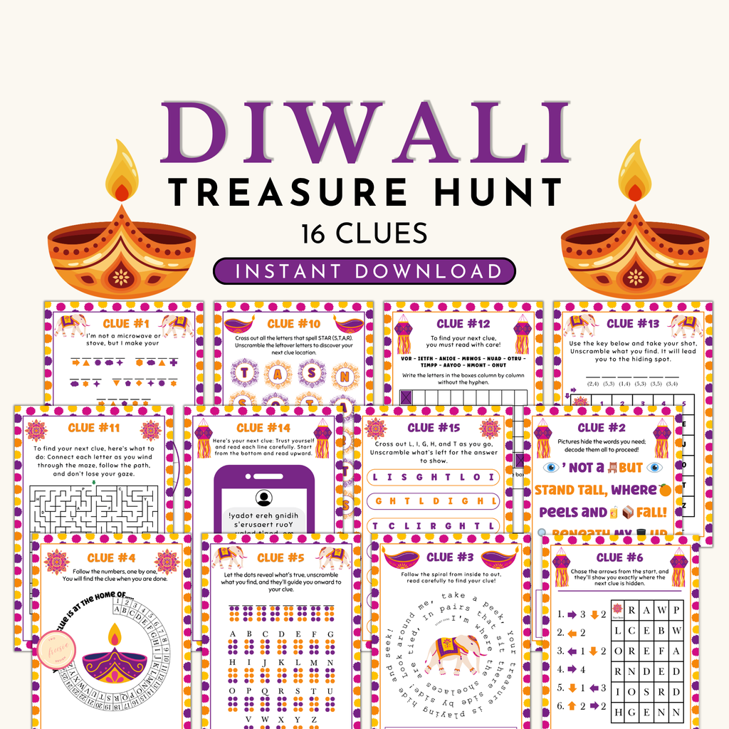 Diwali Treasure Hunt Game