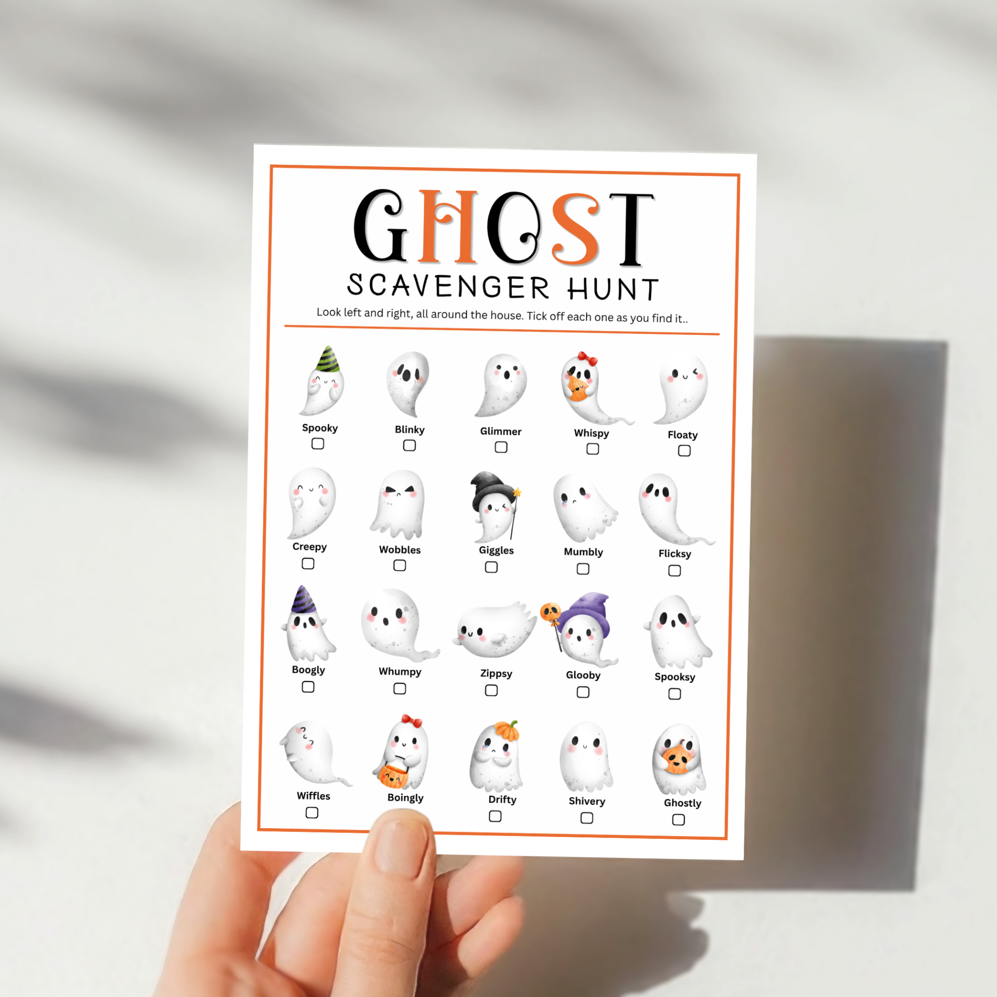 Ghost Scavenger Hunt