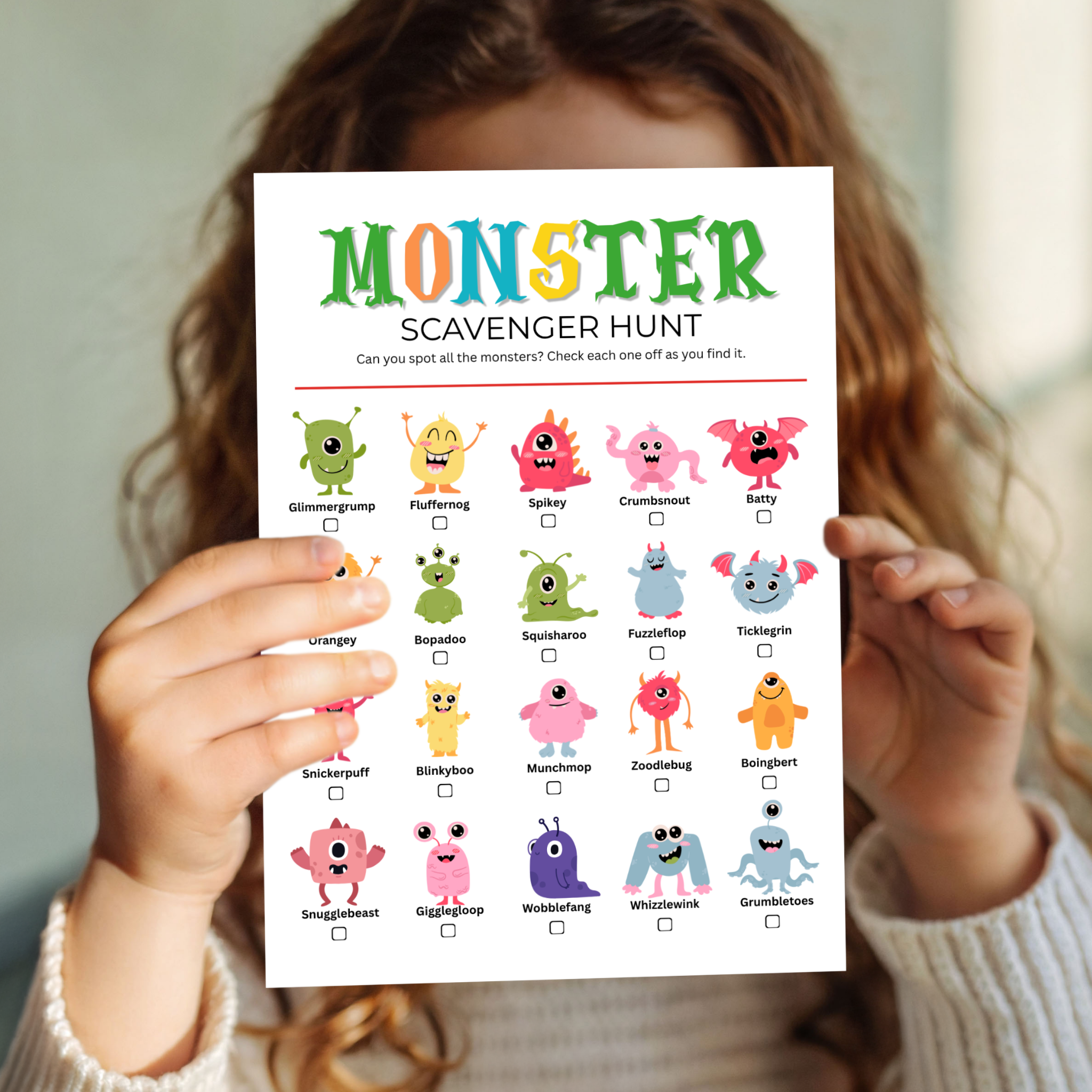 Monster Scavenger Hunt