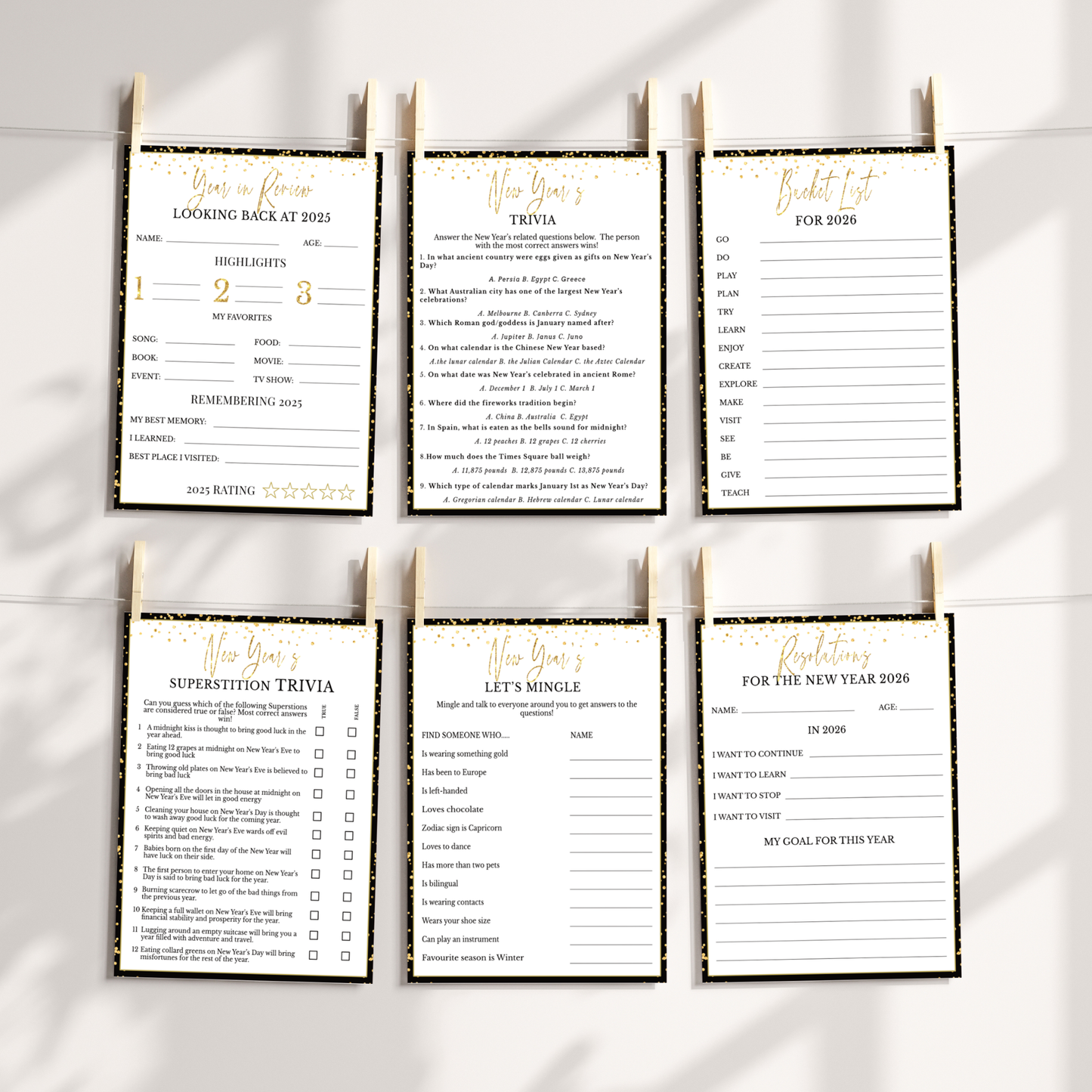 New Year's Party Games