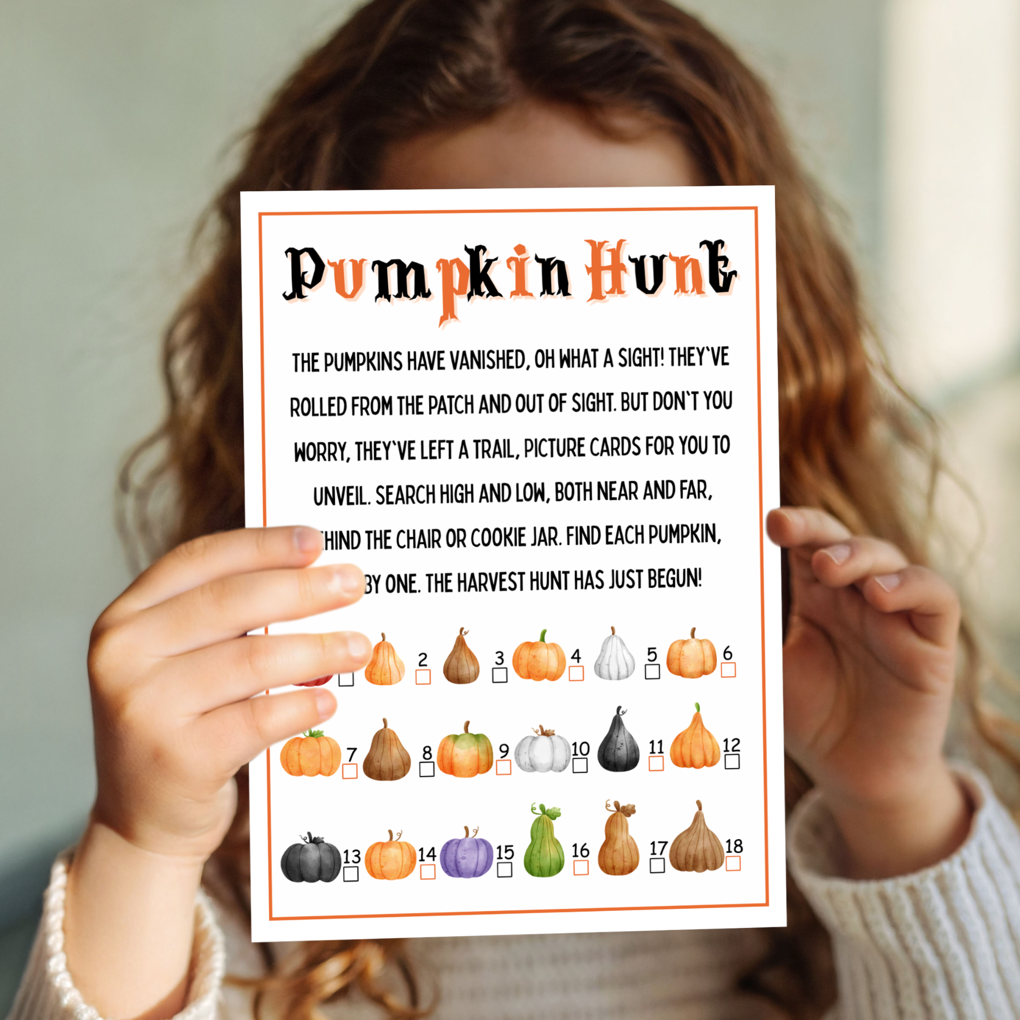 Pumpkin Scavenger Hunt