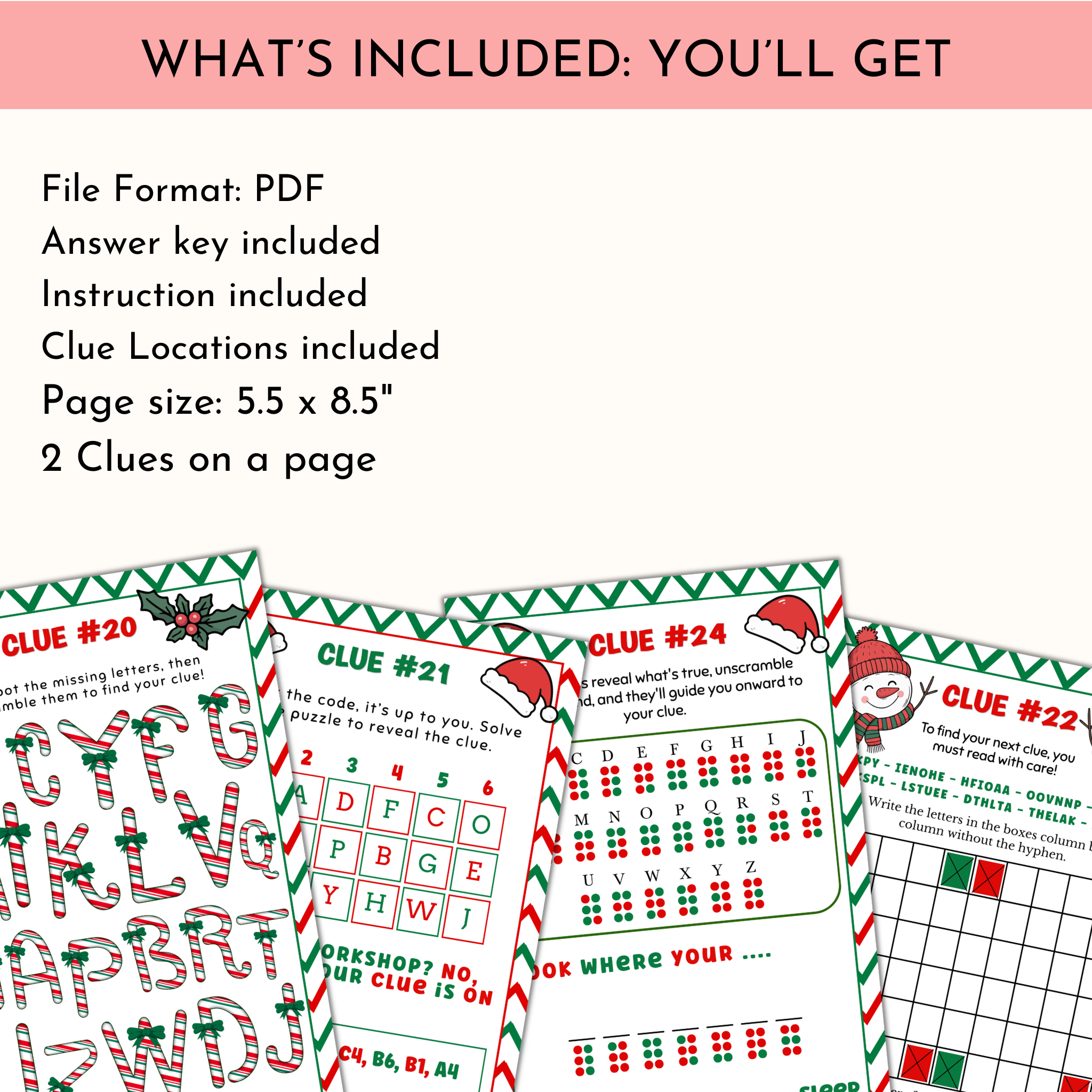 Advent Calendar Treasure Hunt