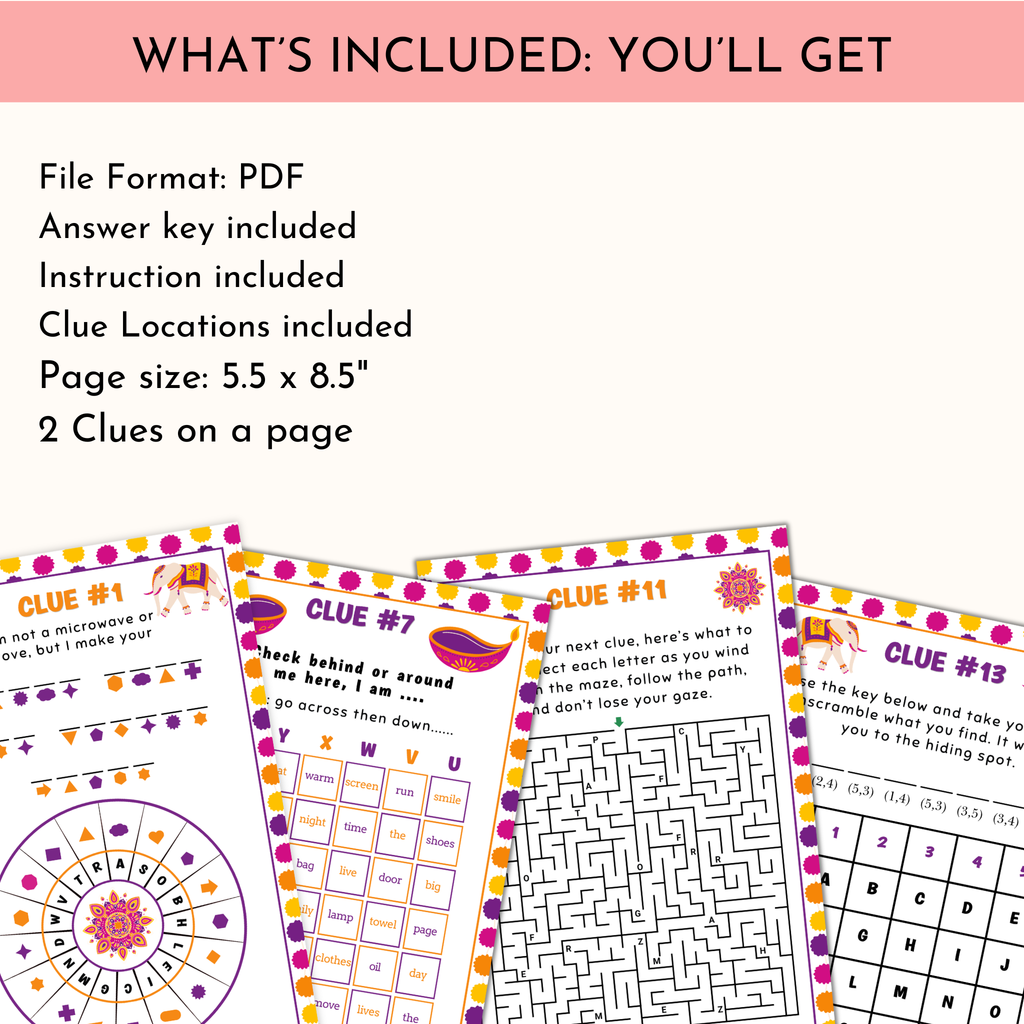 Diwali Treasure Hunt Game