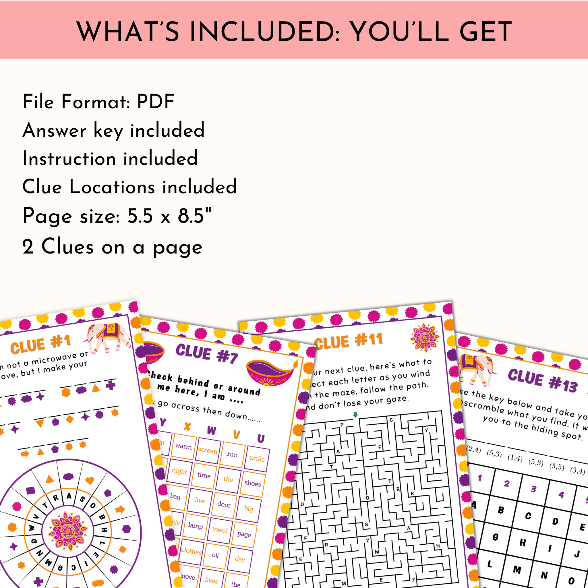 Diwali Treasure Hunt Game